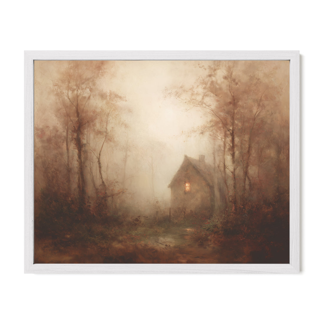 Light in the Foggy Pines