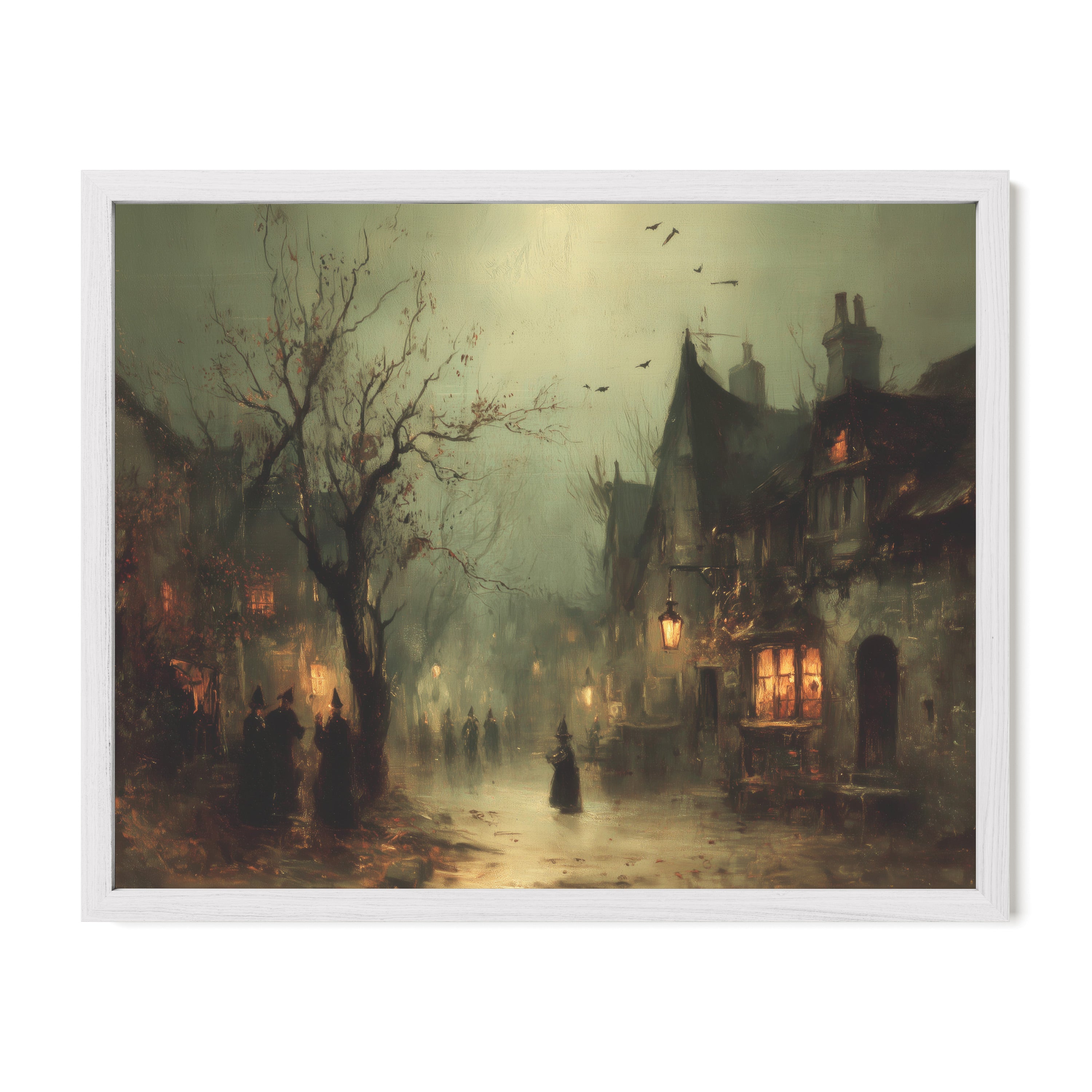 Haunted Street With Lights