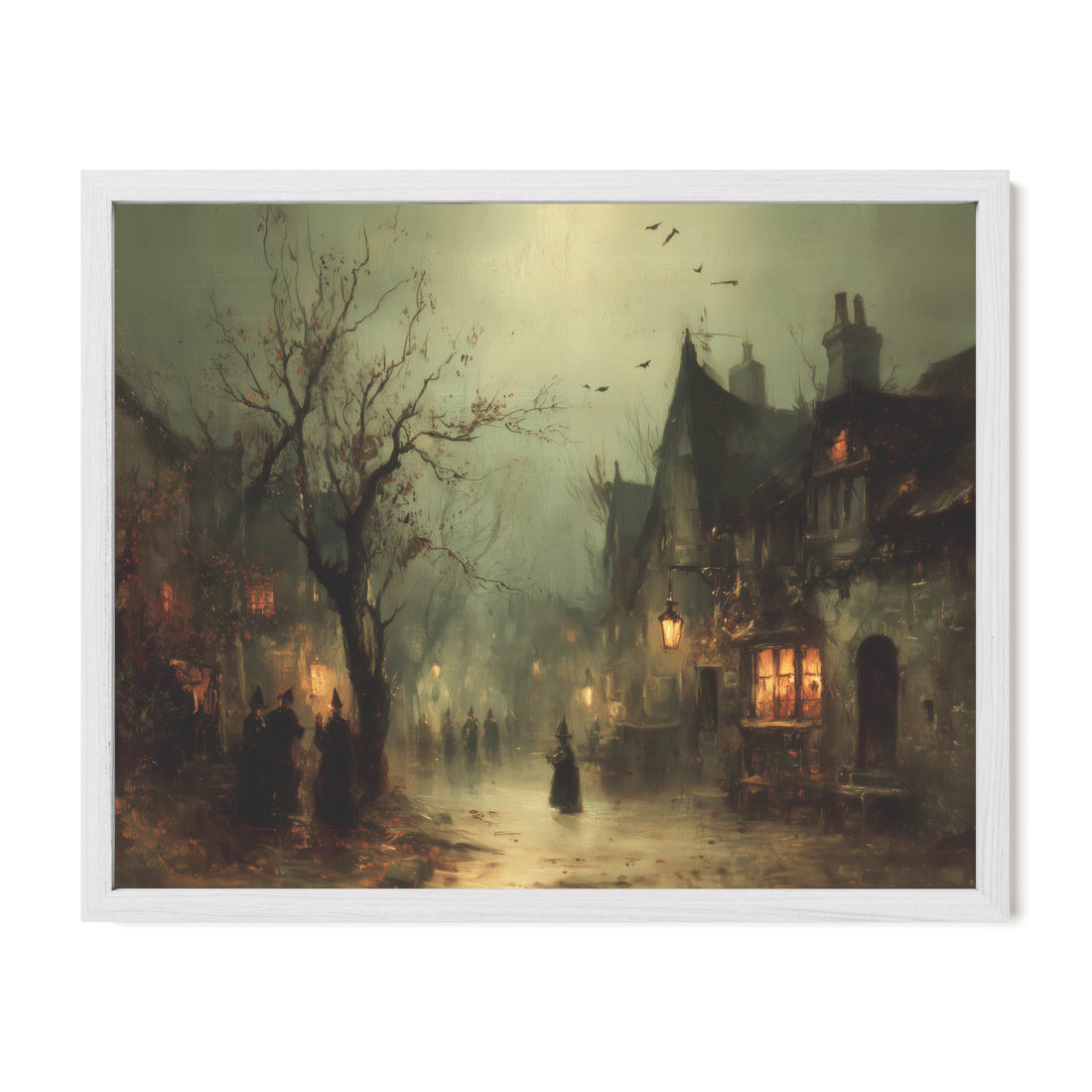 Haunted Street With Lights