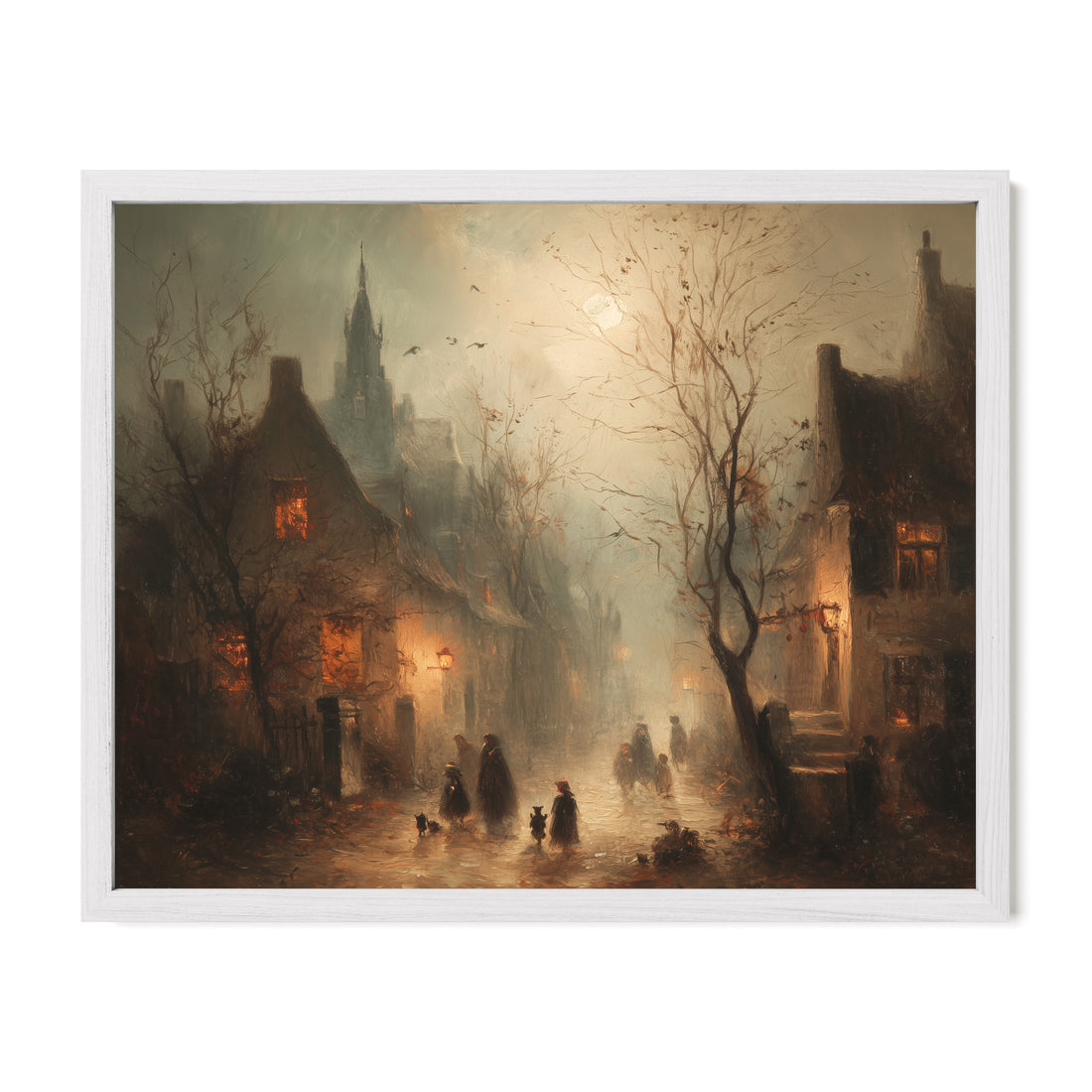 Street Lanterns at Dusk