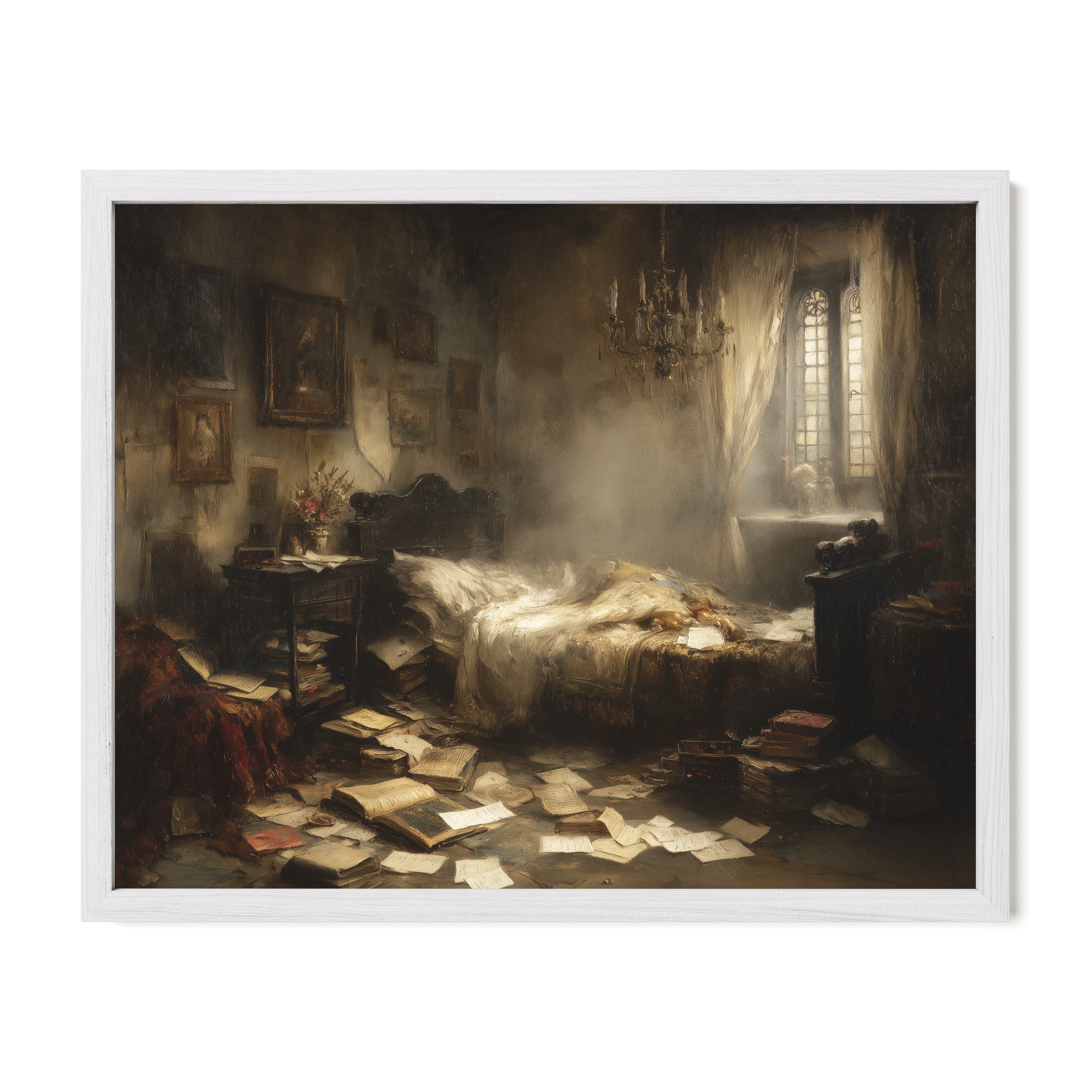 Disheveled Mourning Room