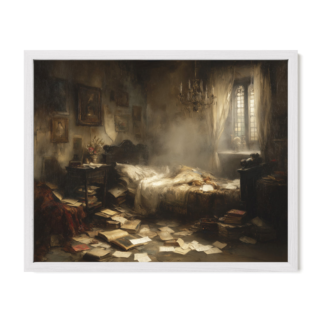 Disheveled Mourning Room