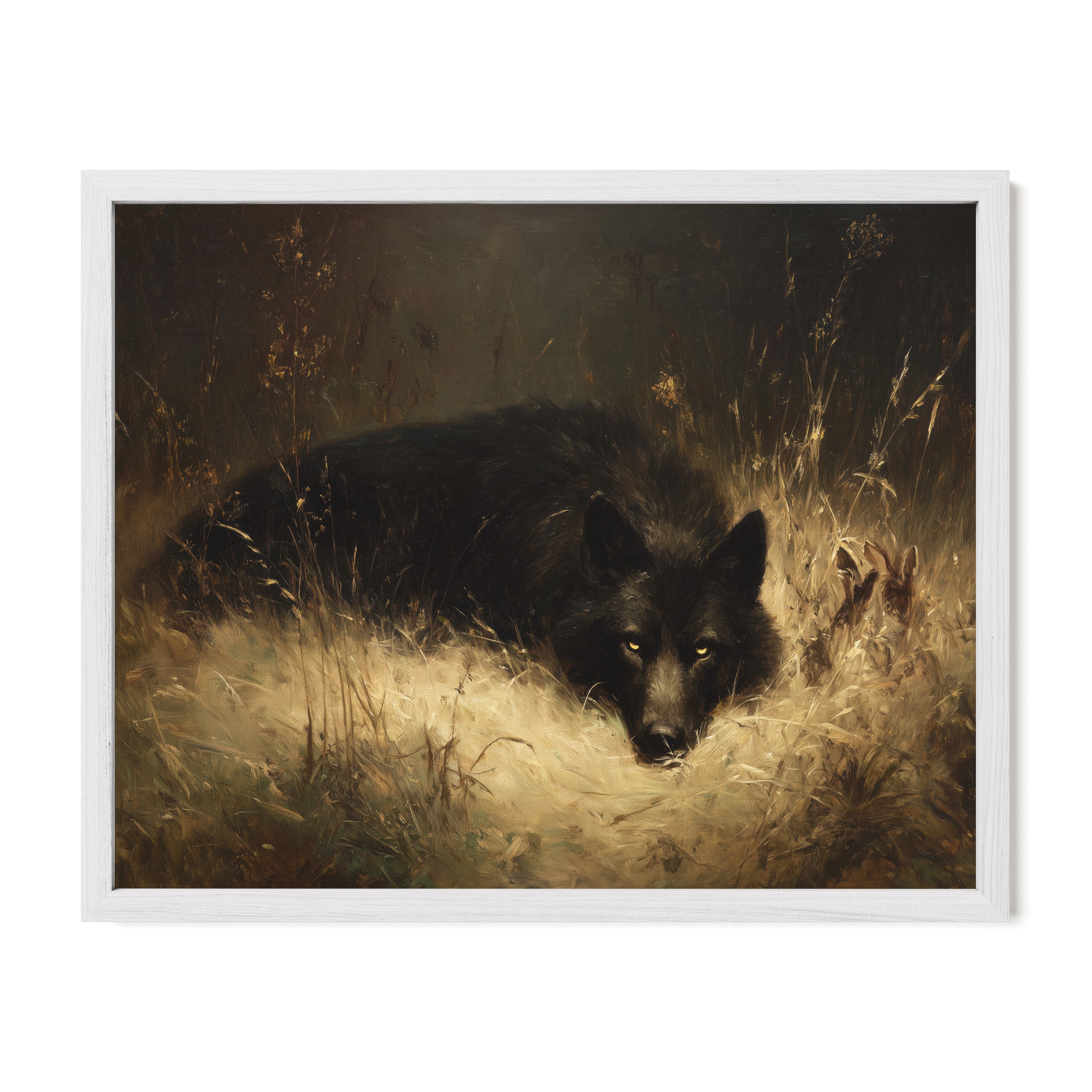 Wolf In Straw