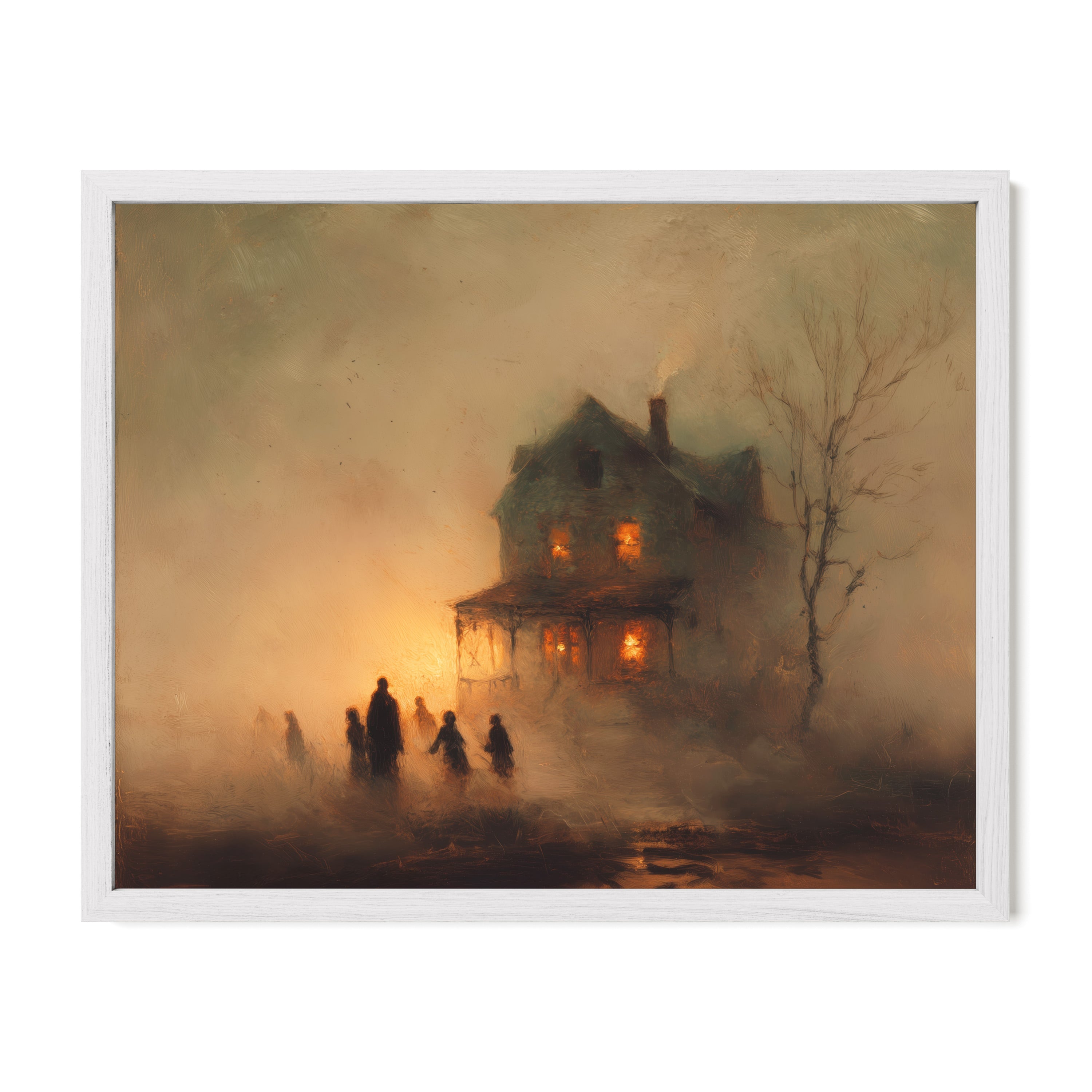 Haunted House In Fog