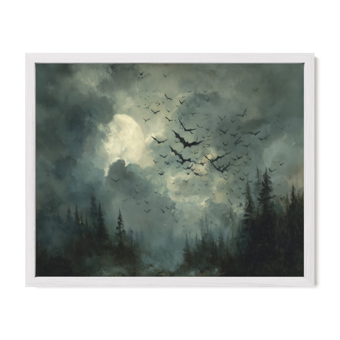 Moonrise With Bats