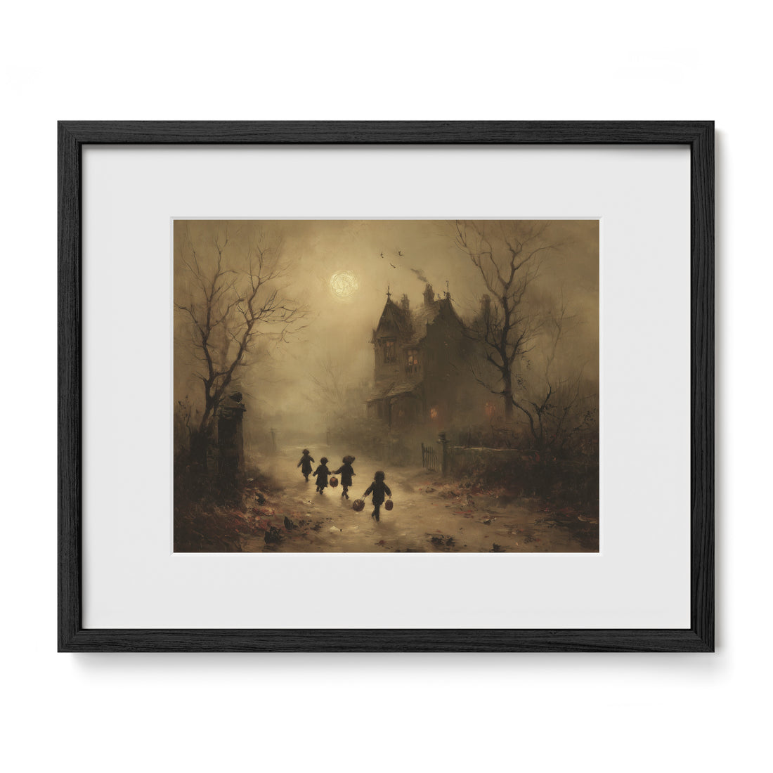 Children Walking Toward Manor