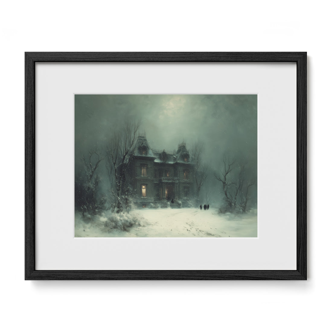 The Old Manor In Snow