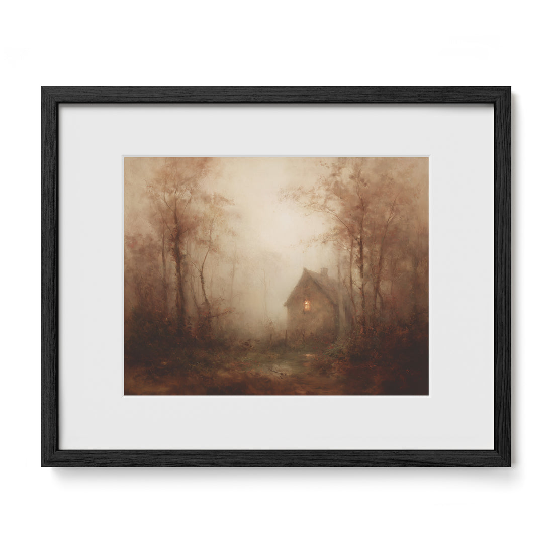 Light in the Foggy Pines