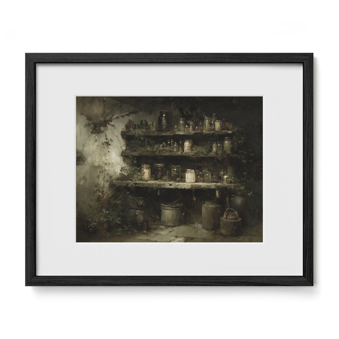Old Apothecary Shelf