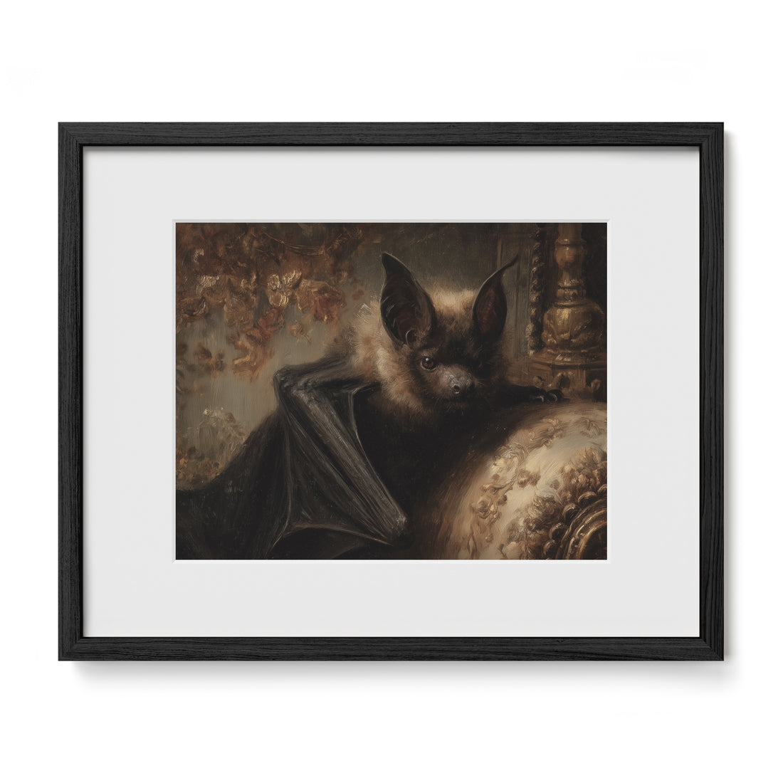 Bat Resting on Chair