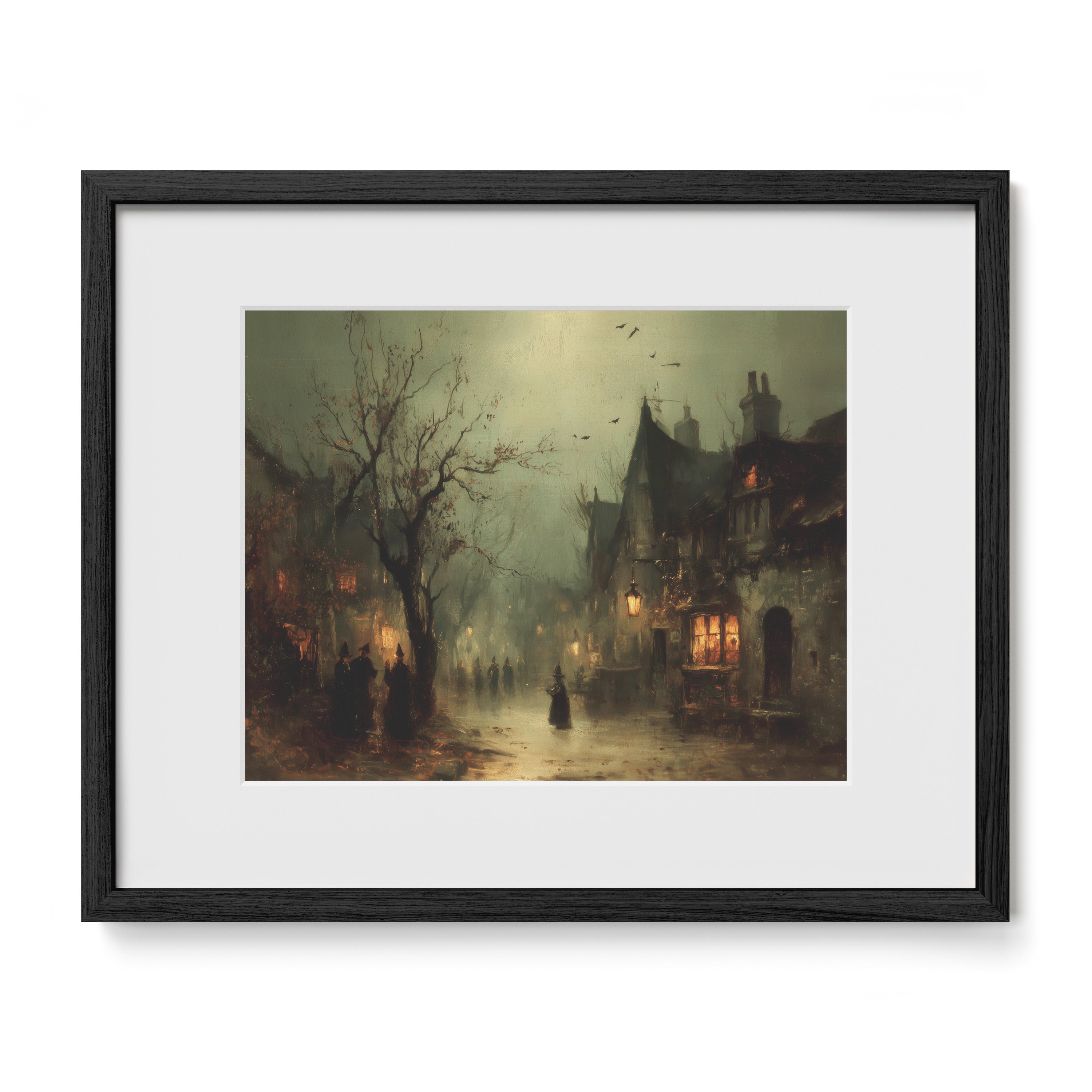 Haunted Street With Lights
