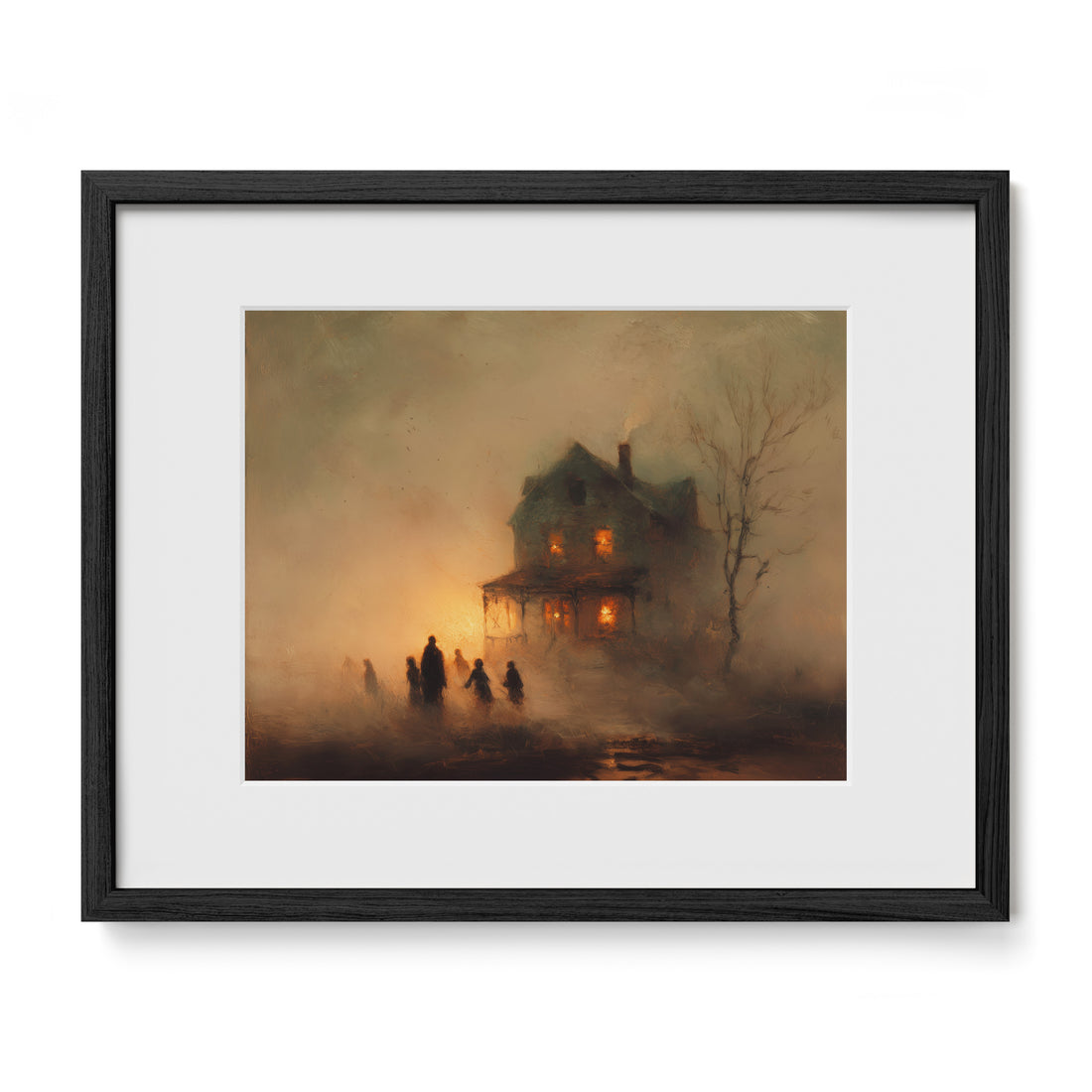 Haunted House In Fog