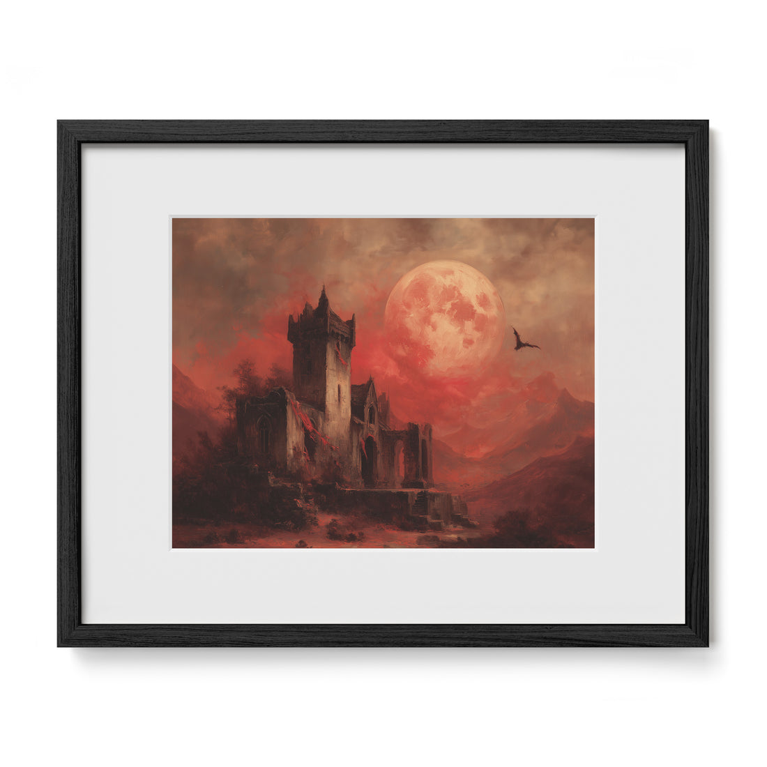 Castle Under Red Moon