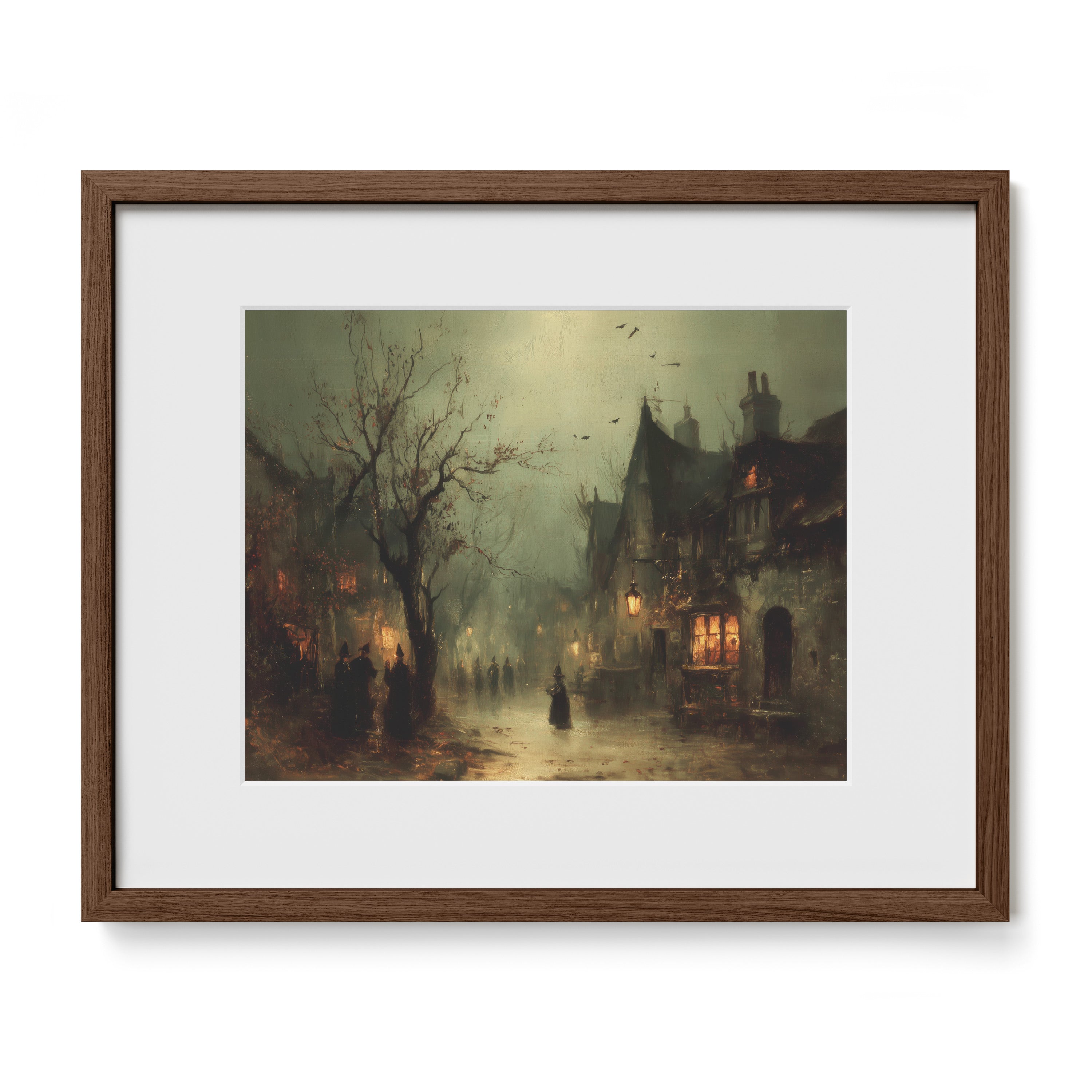 Haunted Street With Lights