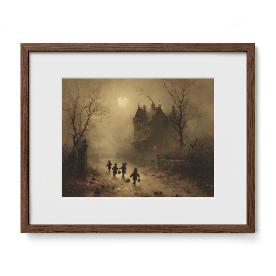 Children Walking Toward Manor