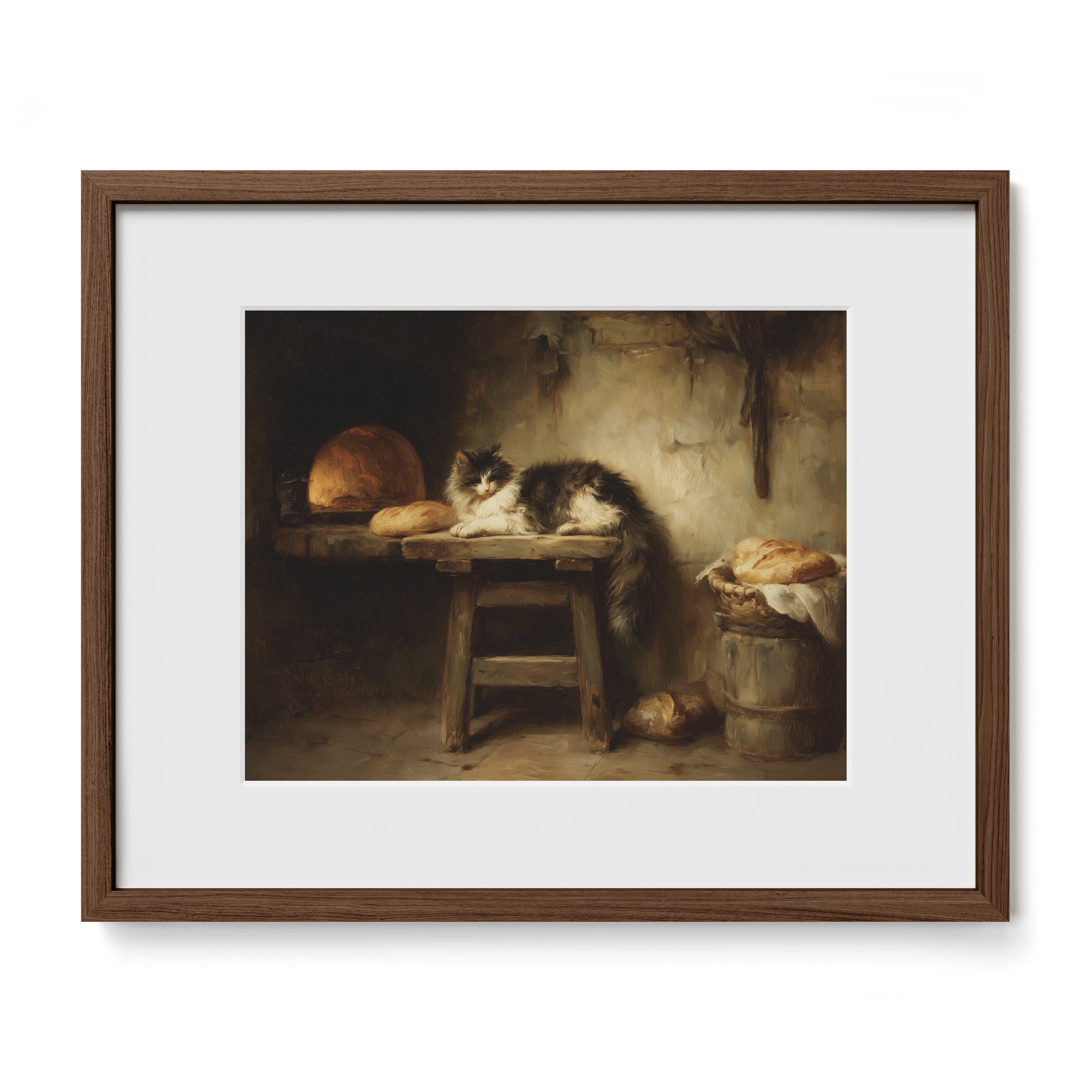 Cat And Bread Table