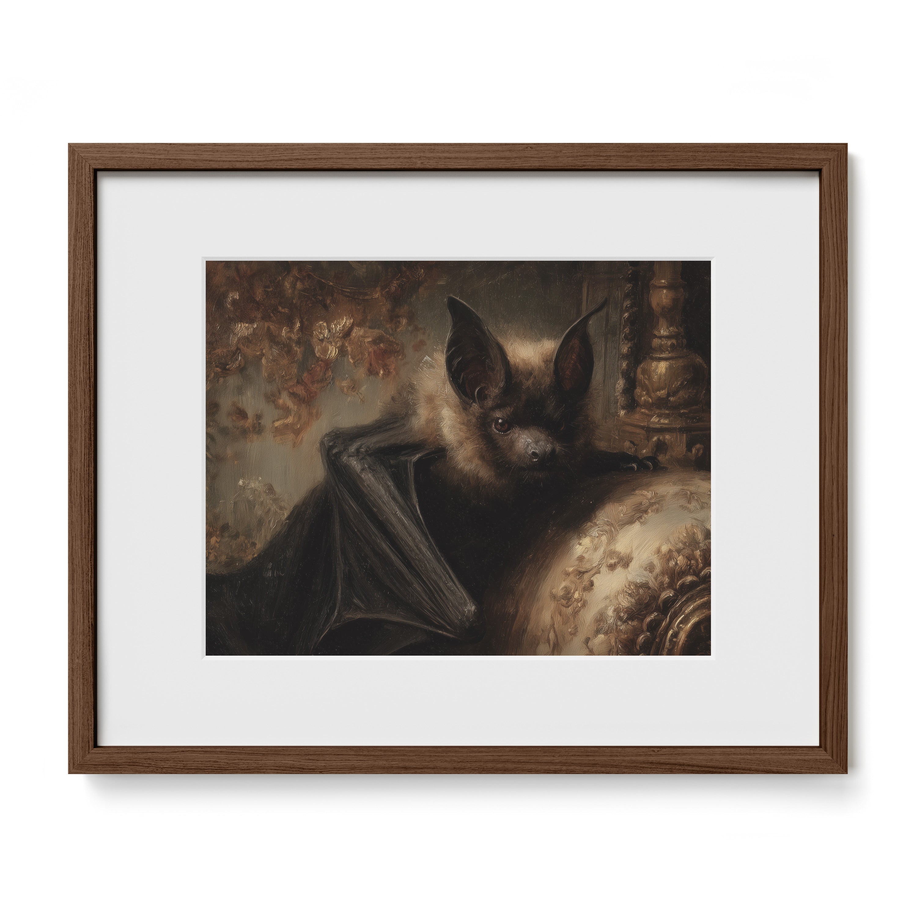 Bat Resting on Chair