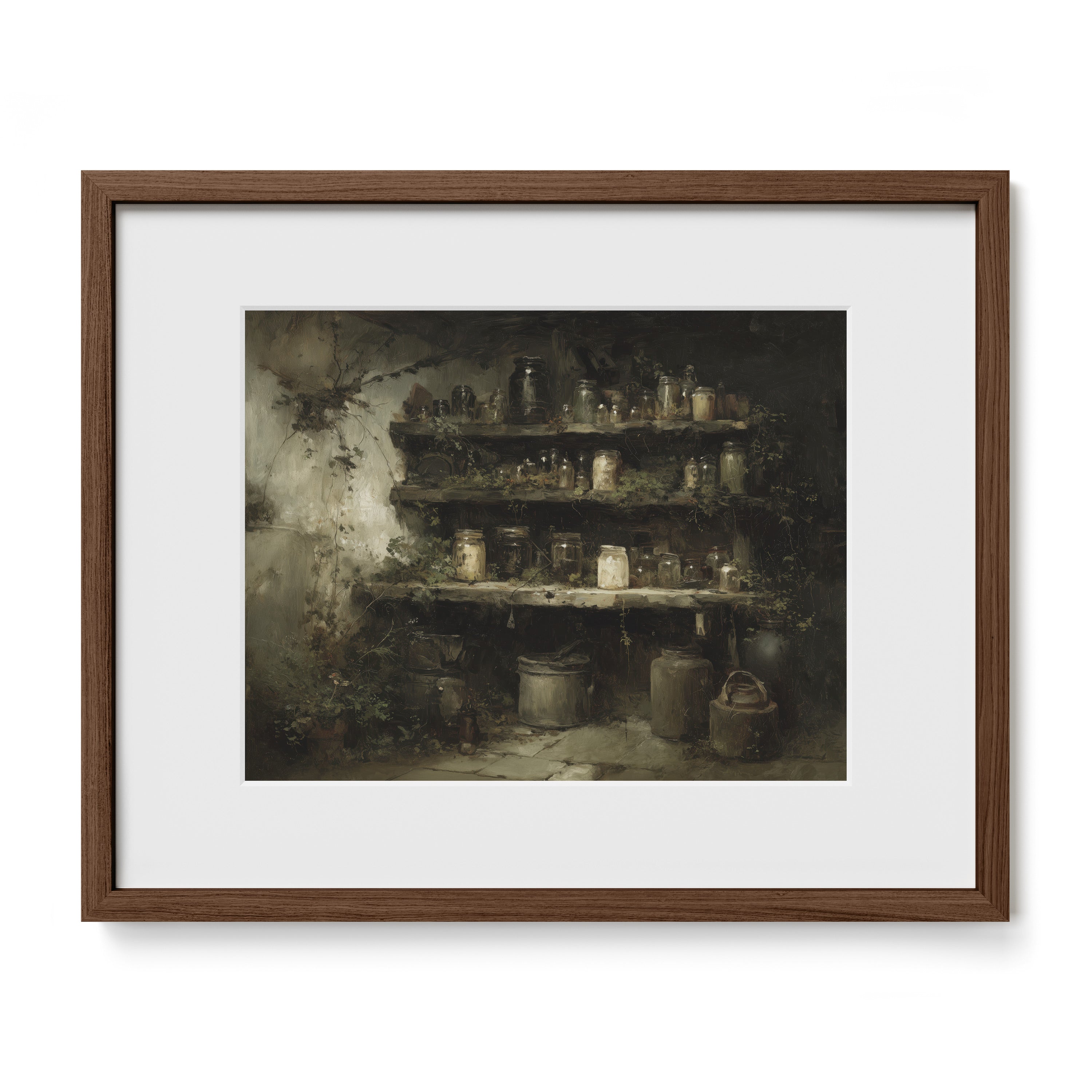 Old Apothecary Shelf