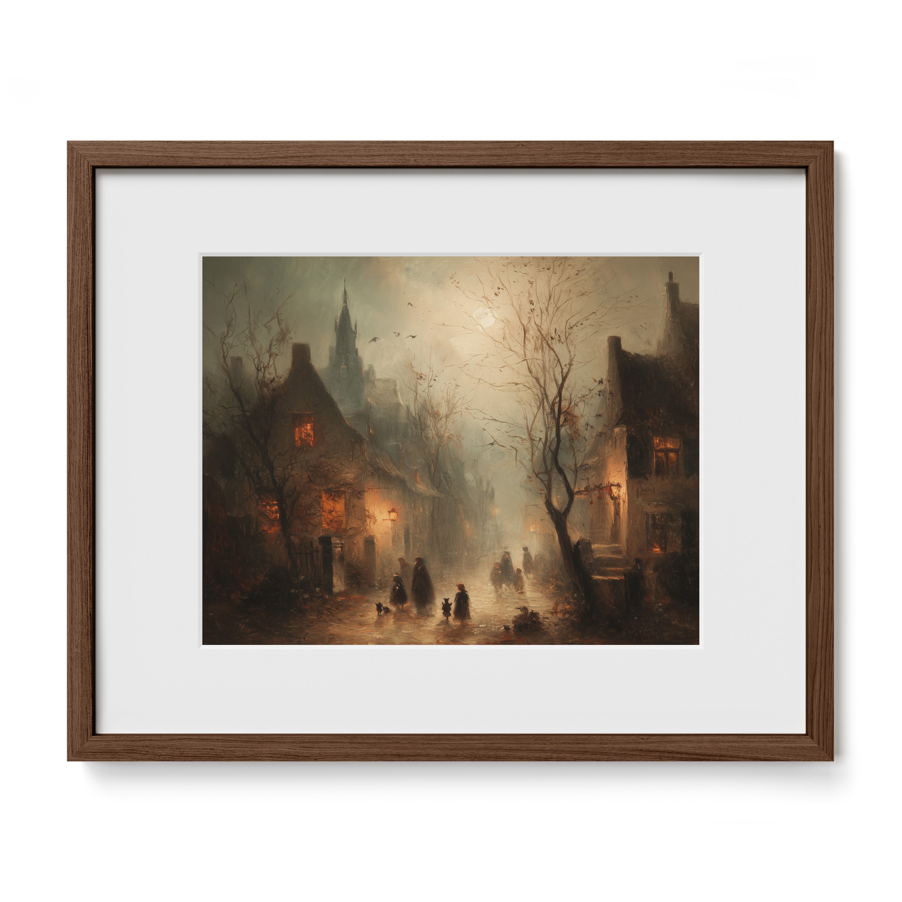 Street Lanterns at Dusk