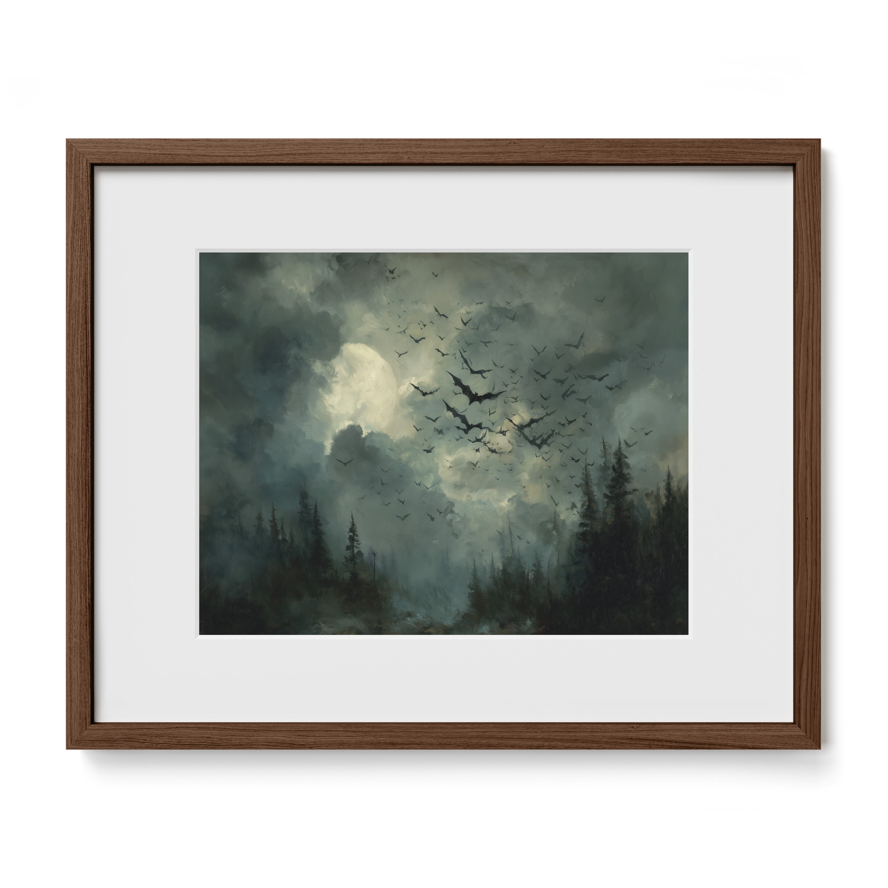 Moonrise With Bats