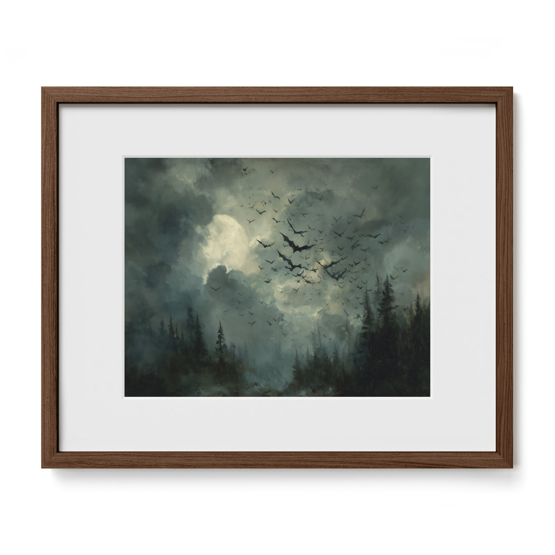 Moonrise With Bats