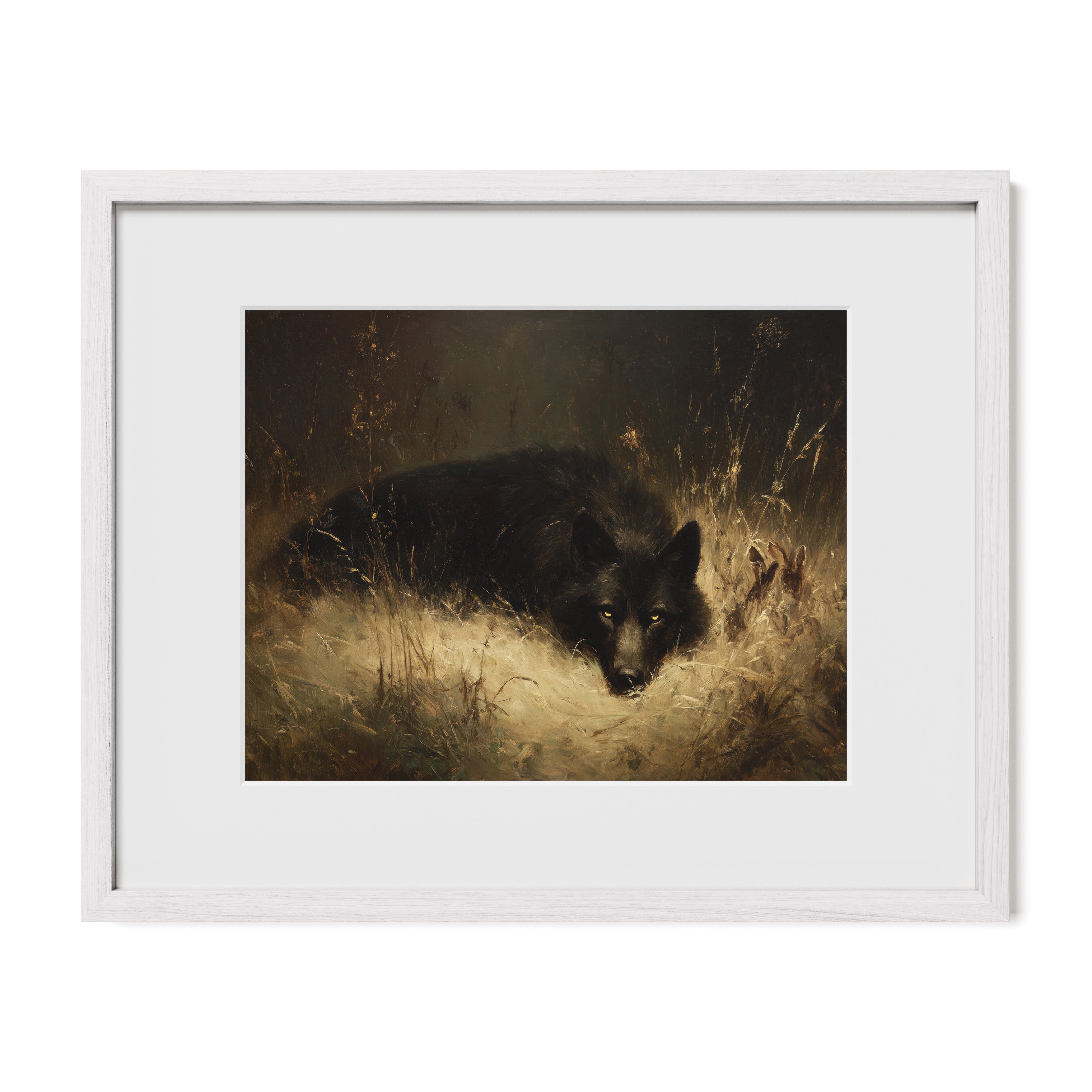 Wolf In Straw