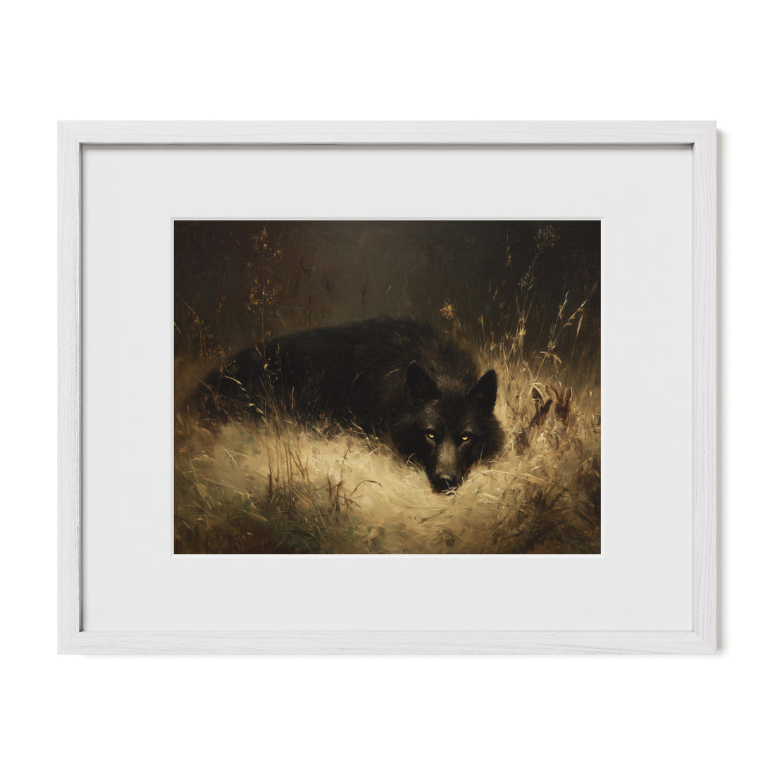Wolf In Straw