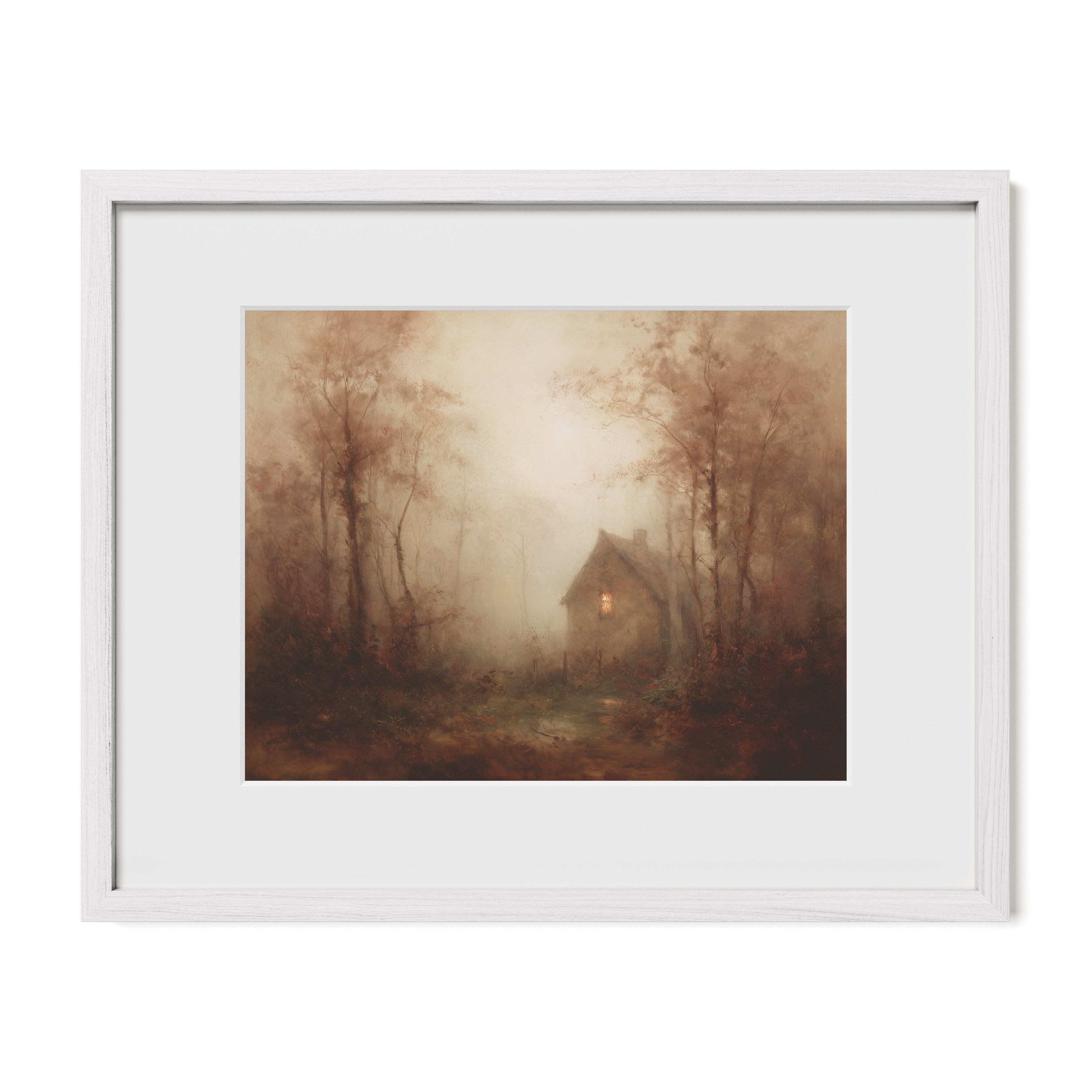 Light in the Foggy Pines