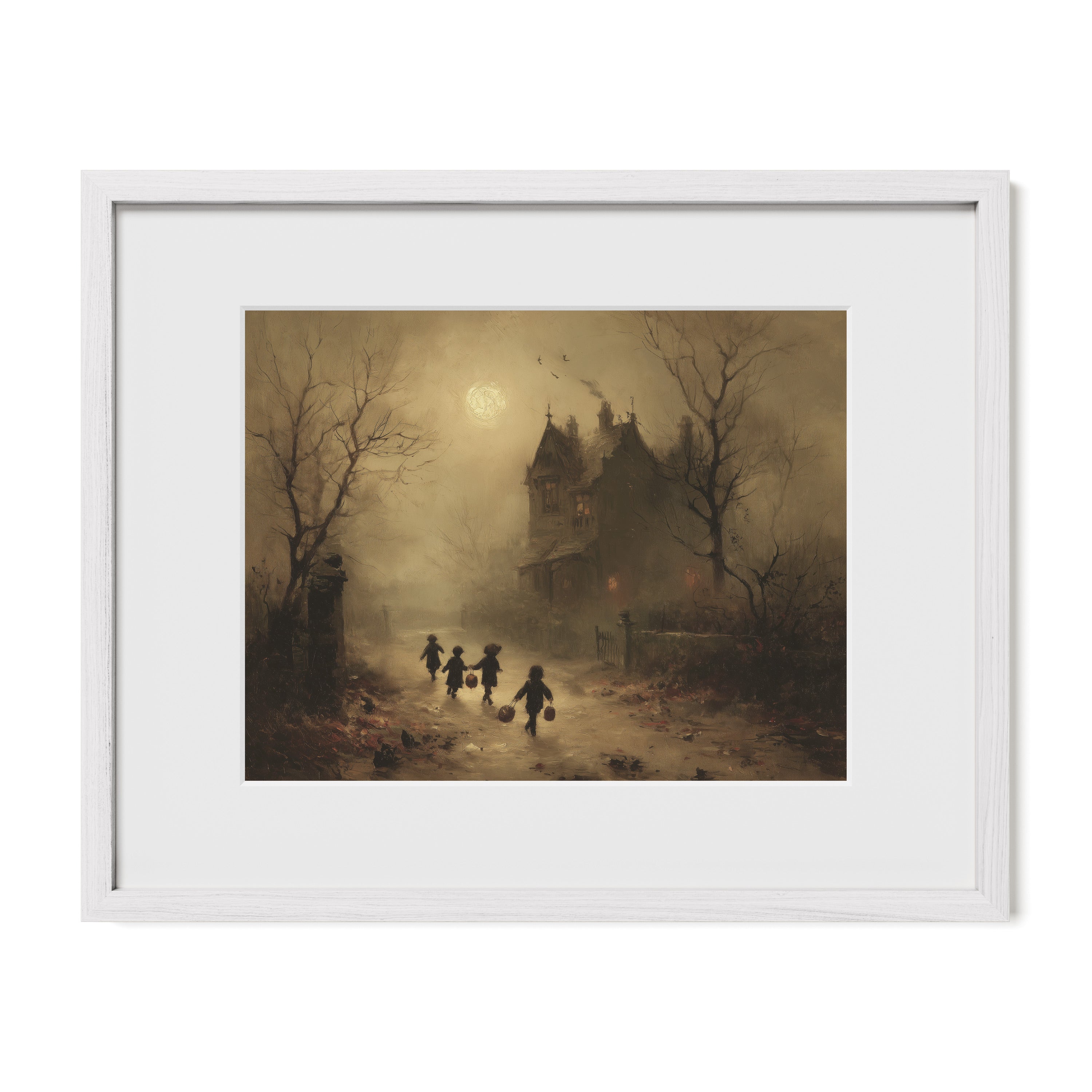 Children Walking Toward Manor