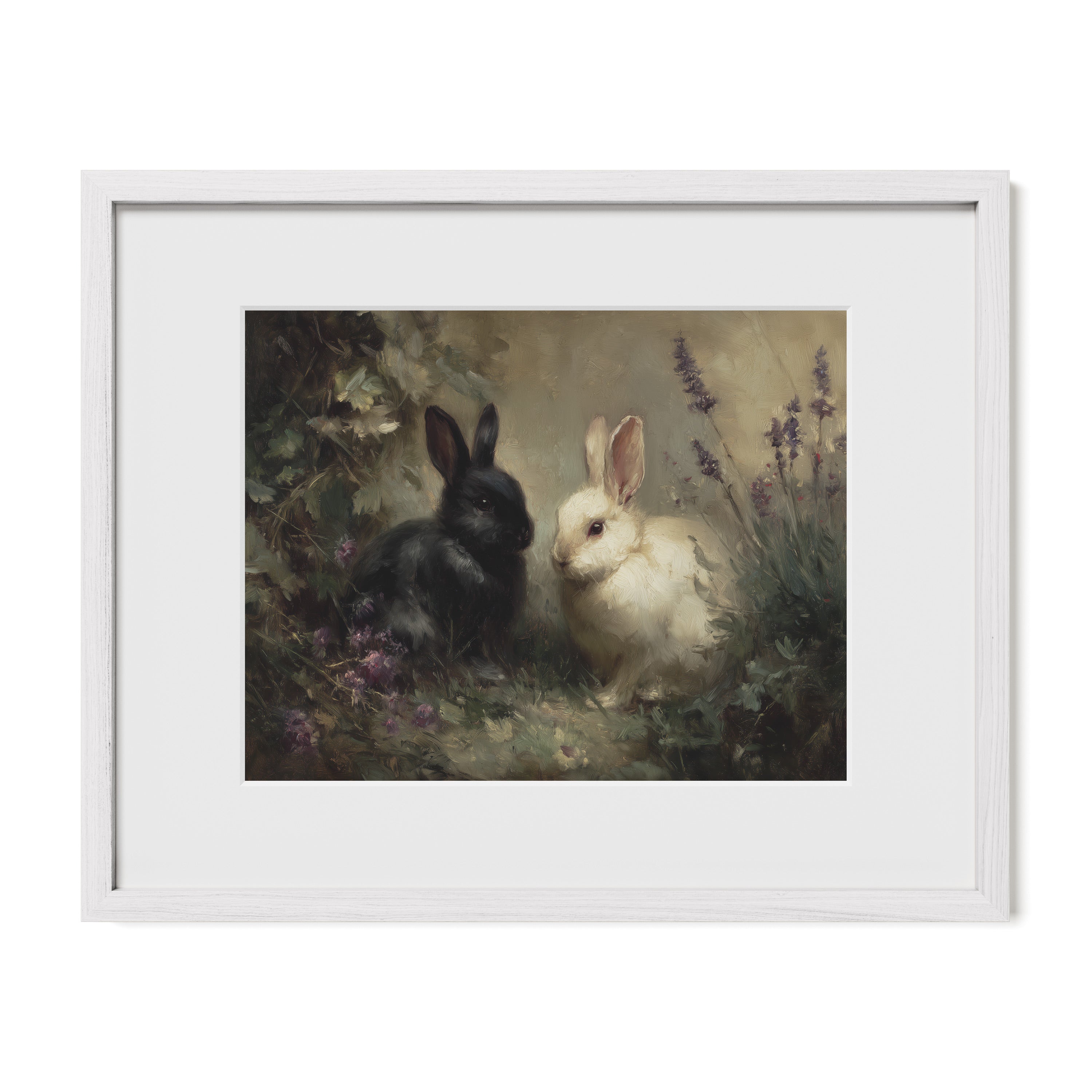 Black And White Rabbits