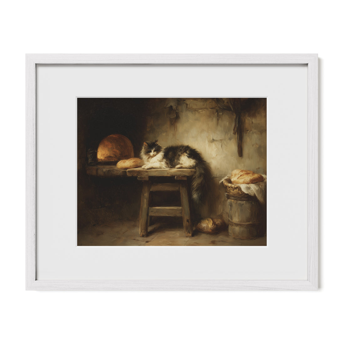 Cat And Bread Table