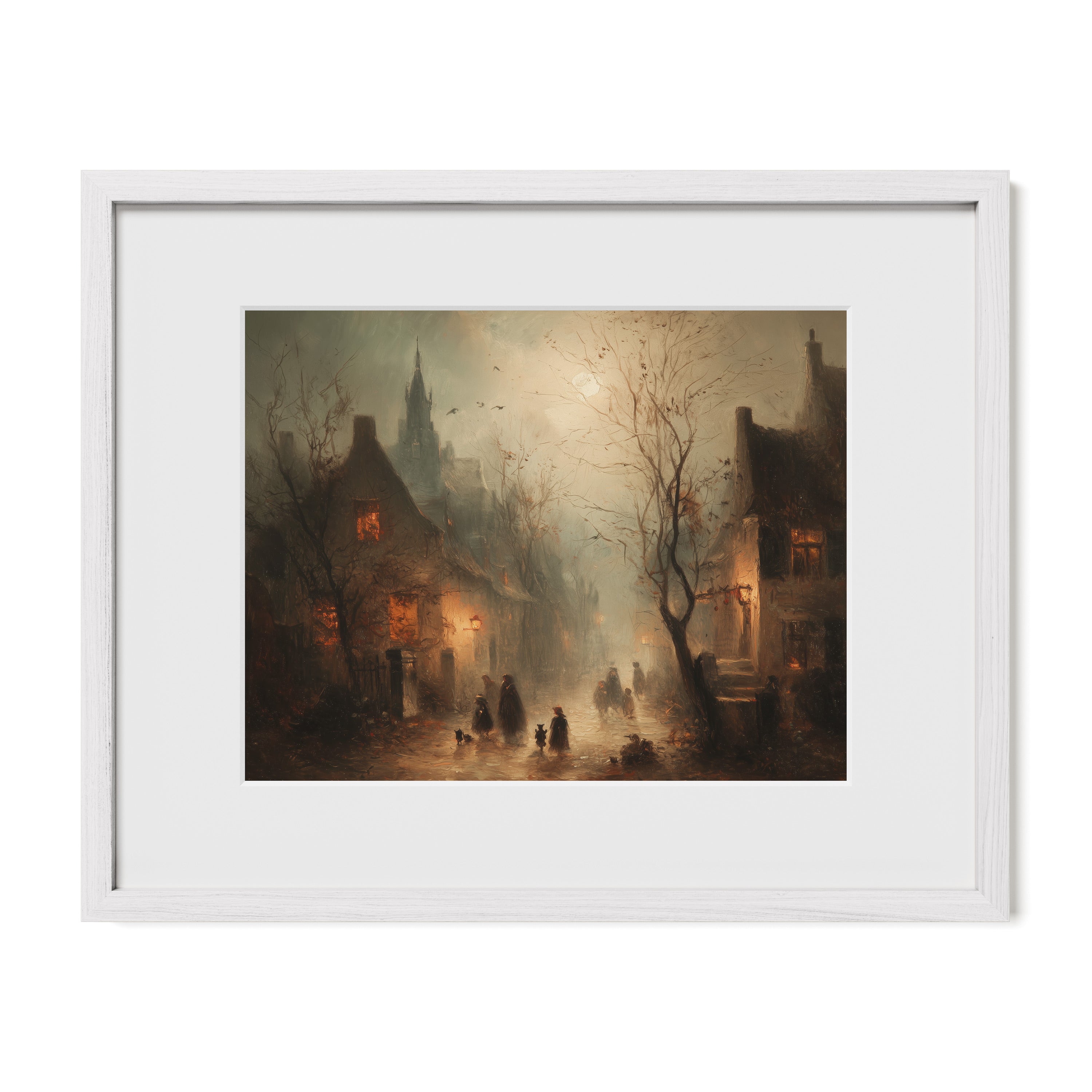 Street Lanterns at Dusk