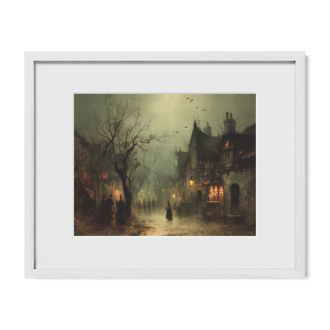 Haunted Street With Lights