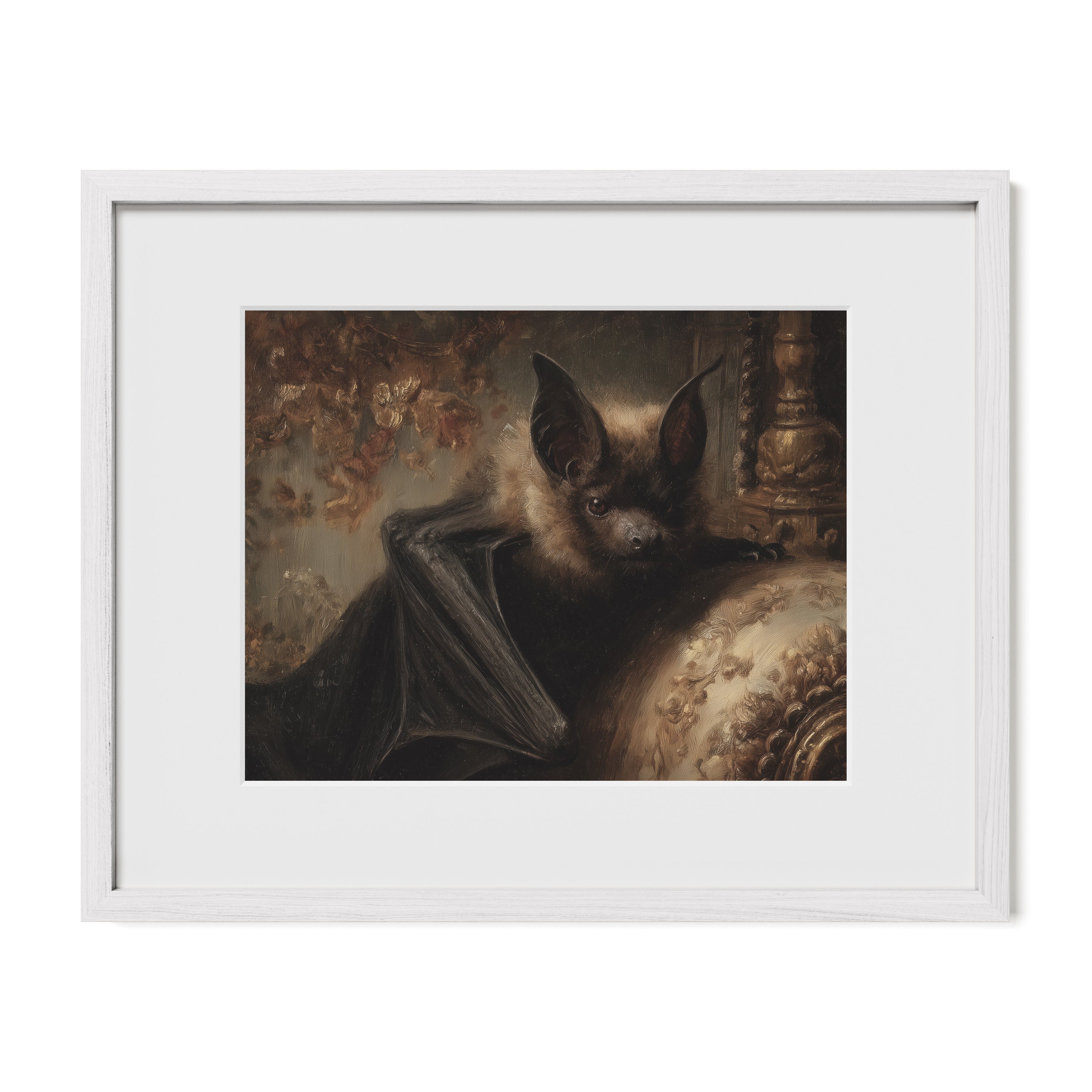 Bat Resting on Chair