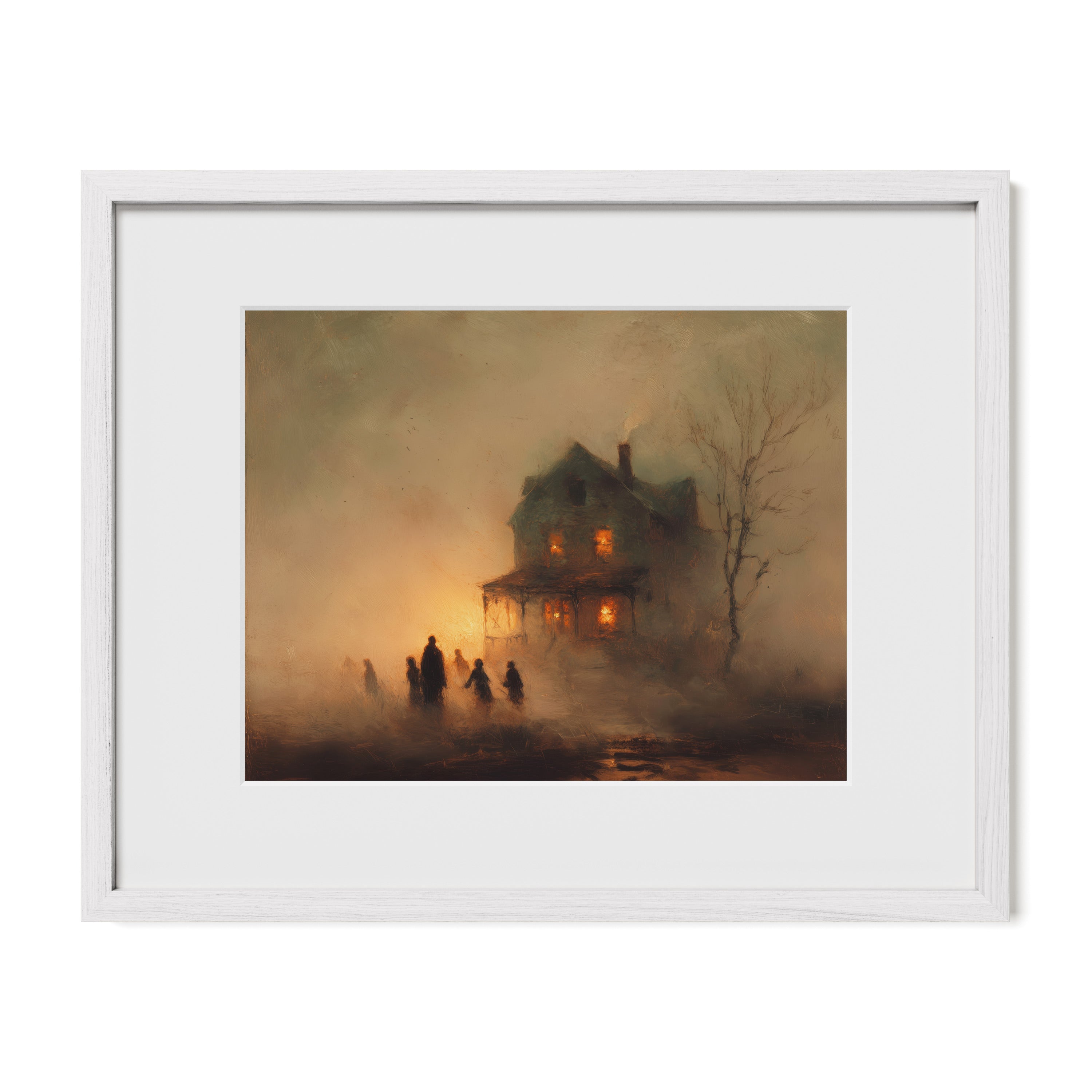 Haunted House In Fog