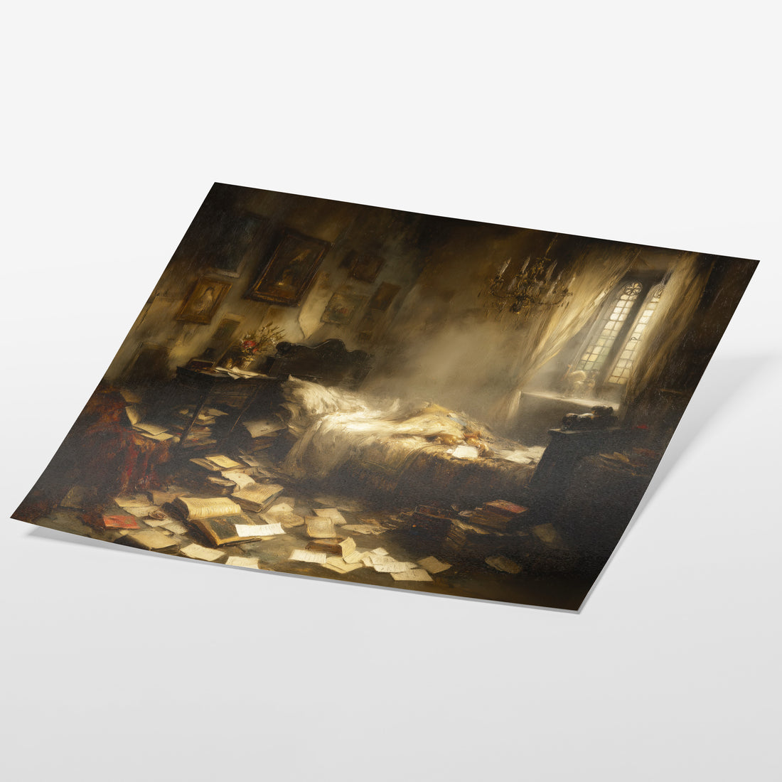 Disheveled Mourning Room