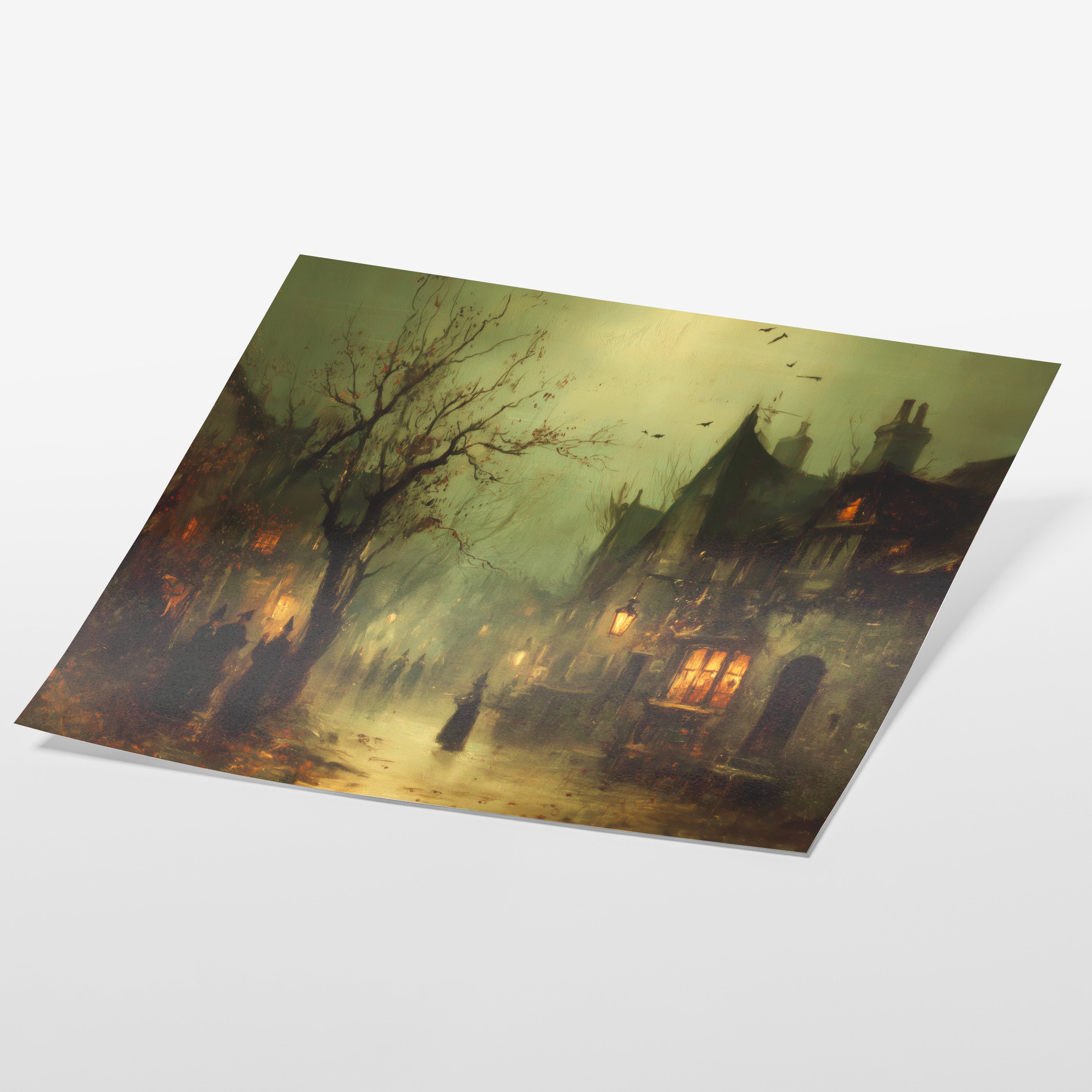 Haunted Street With Lights