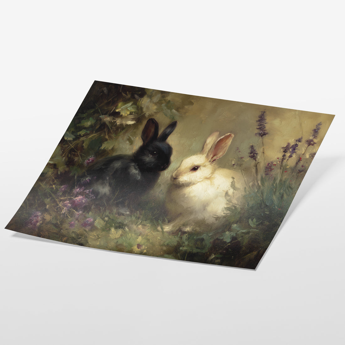 Black And White Rabbits