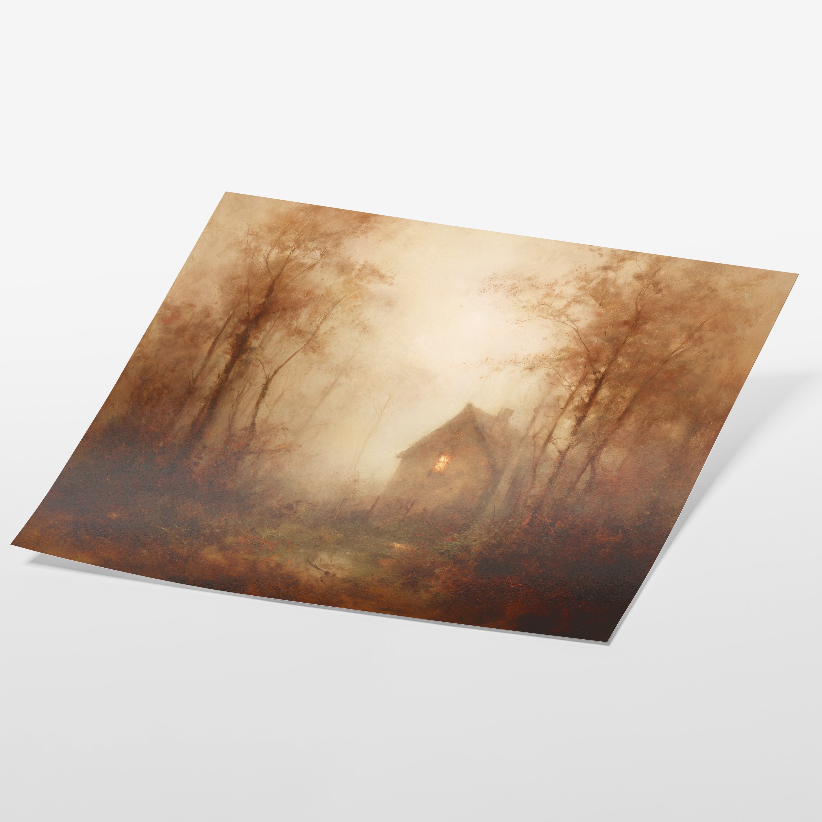 Light in the Foggy Pines