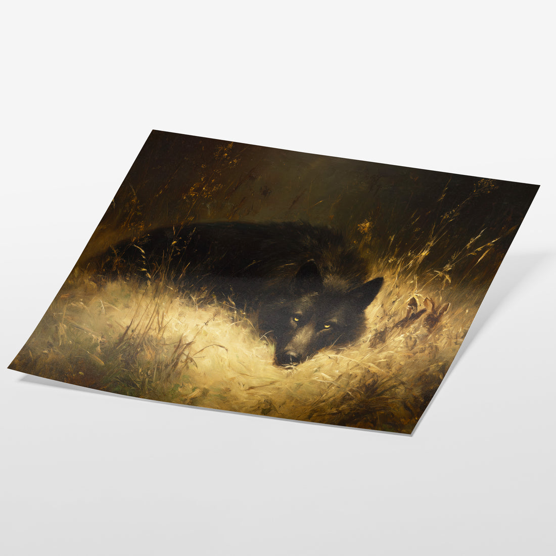 Wolf In Straw