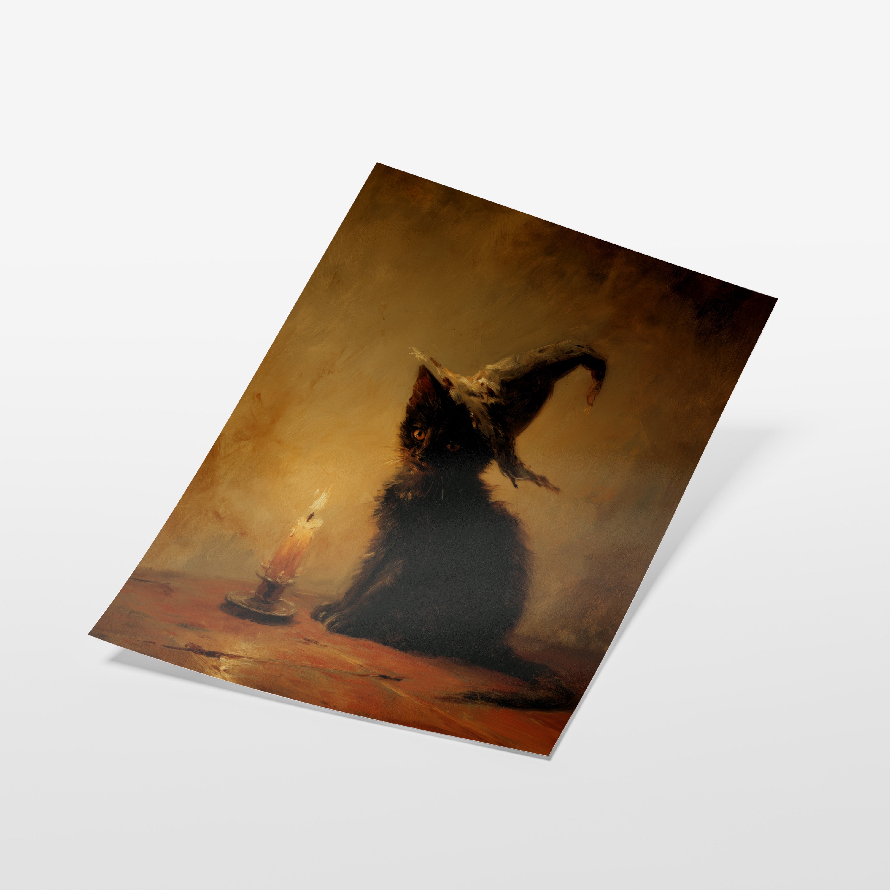 Cat and Candle Magic