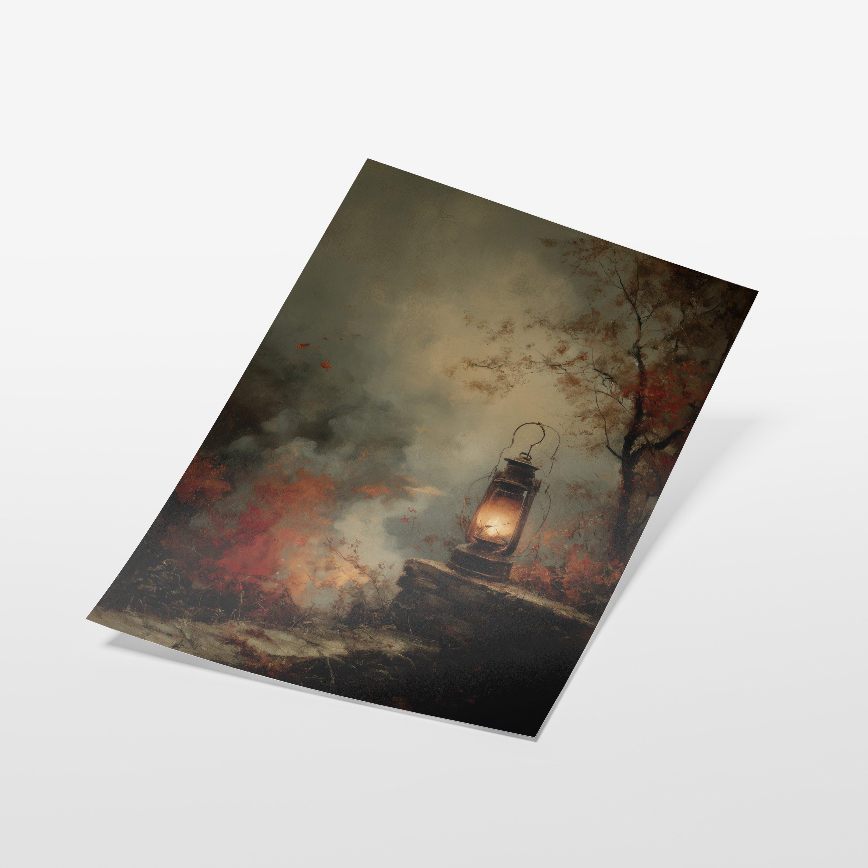 Lantern in Autumn Smoke