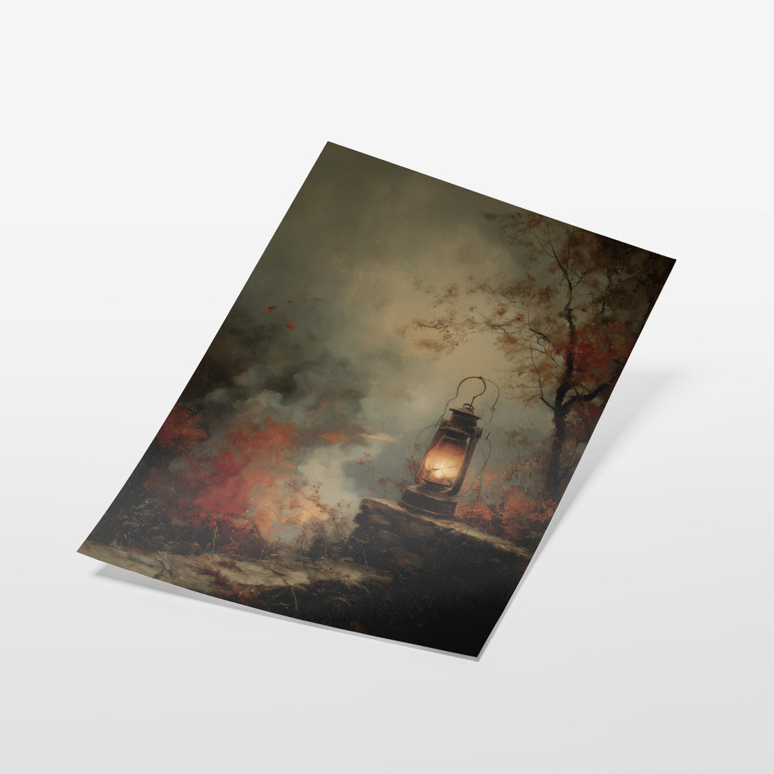 Lantern in Autumn Smoke