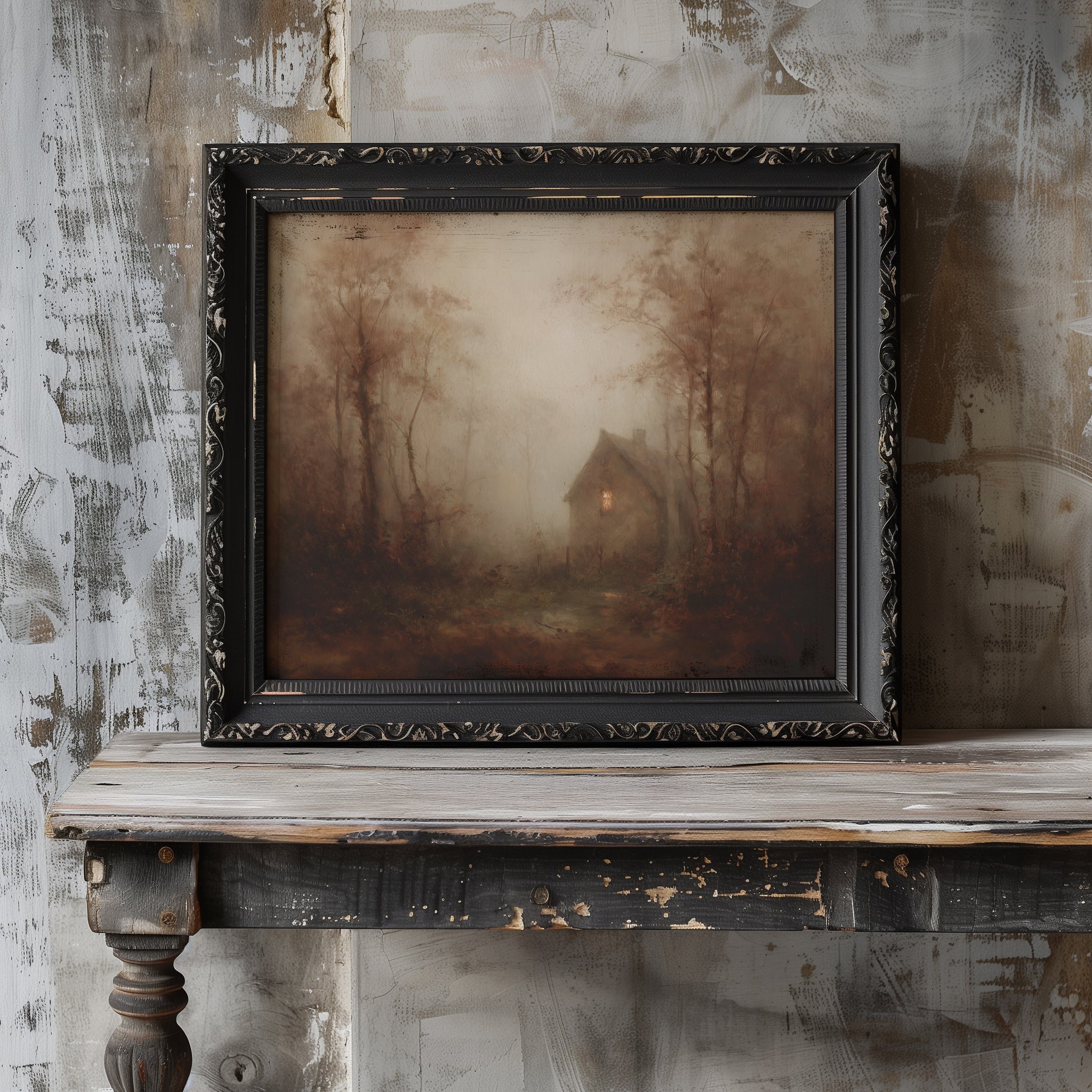 Light in the Foggy Pines