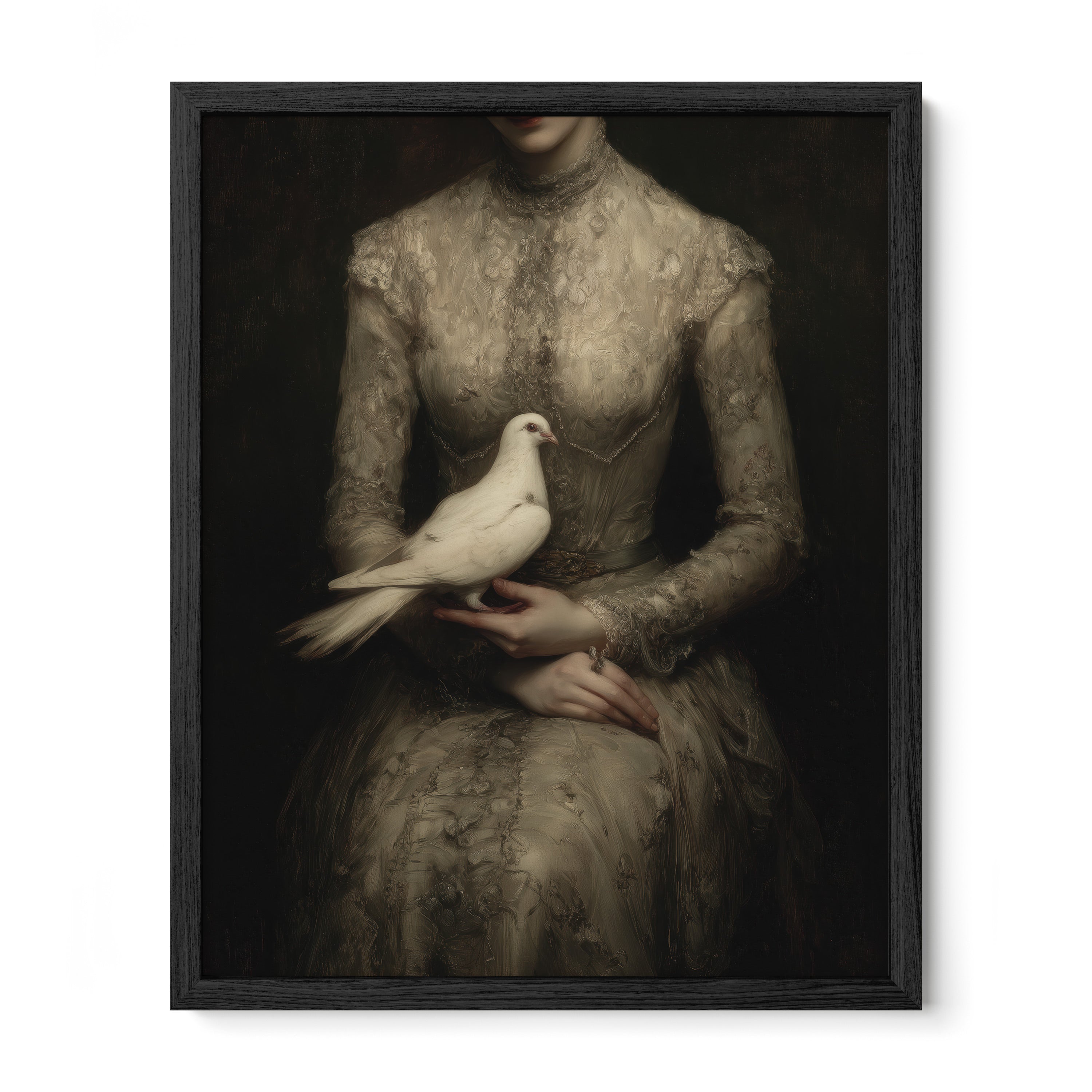 White Dove and Lace