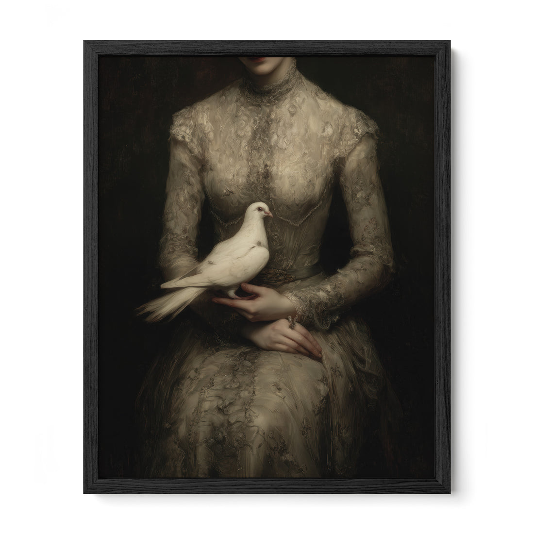 White Dove and Lace