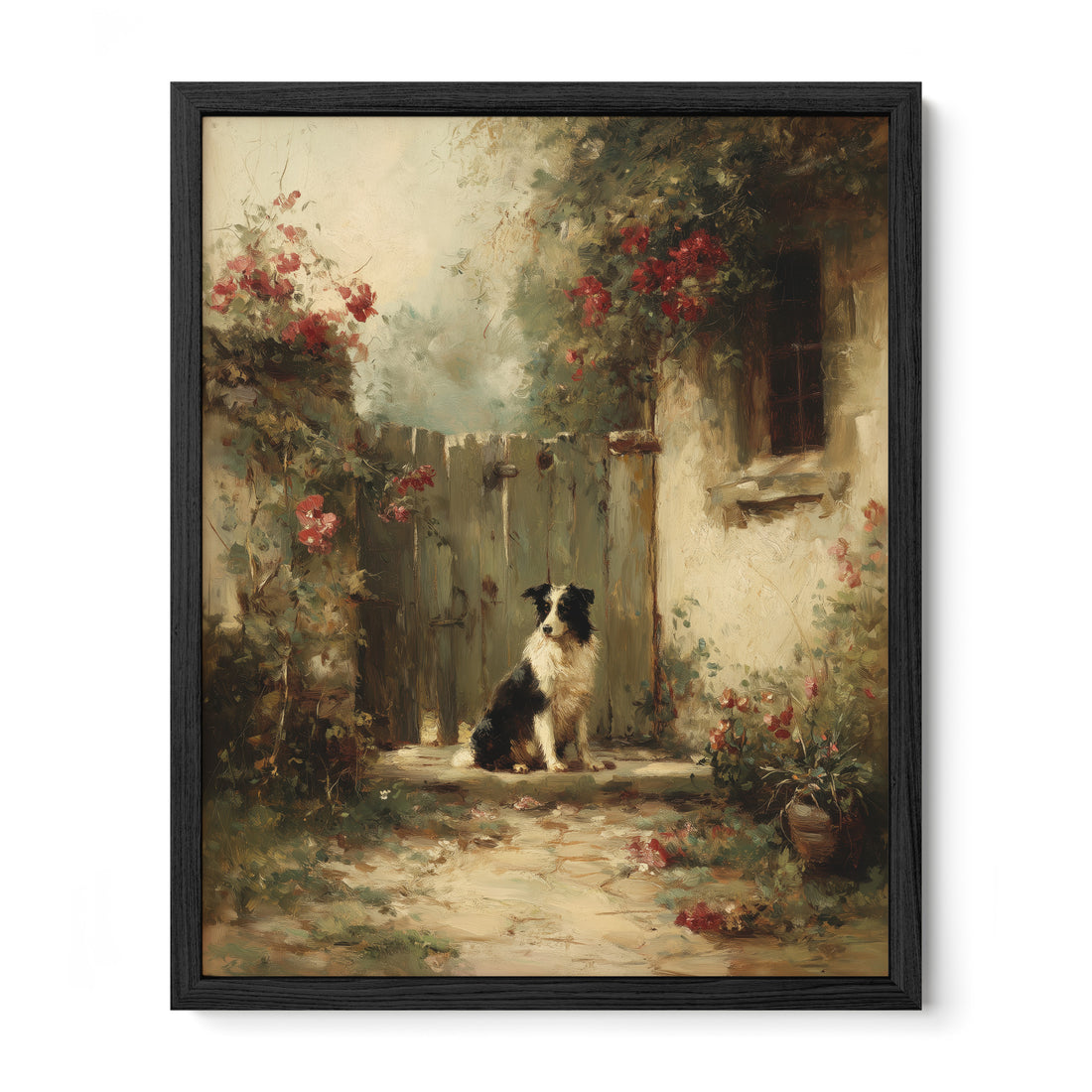 Dog At The Garden Gate