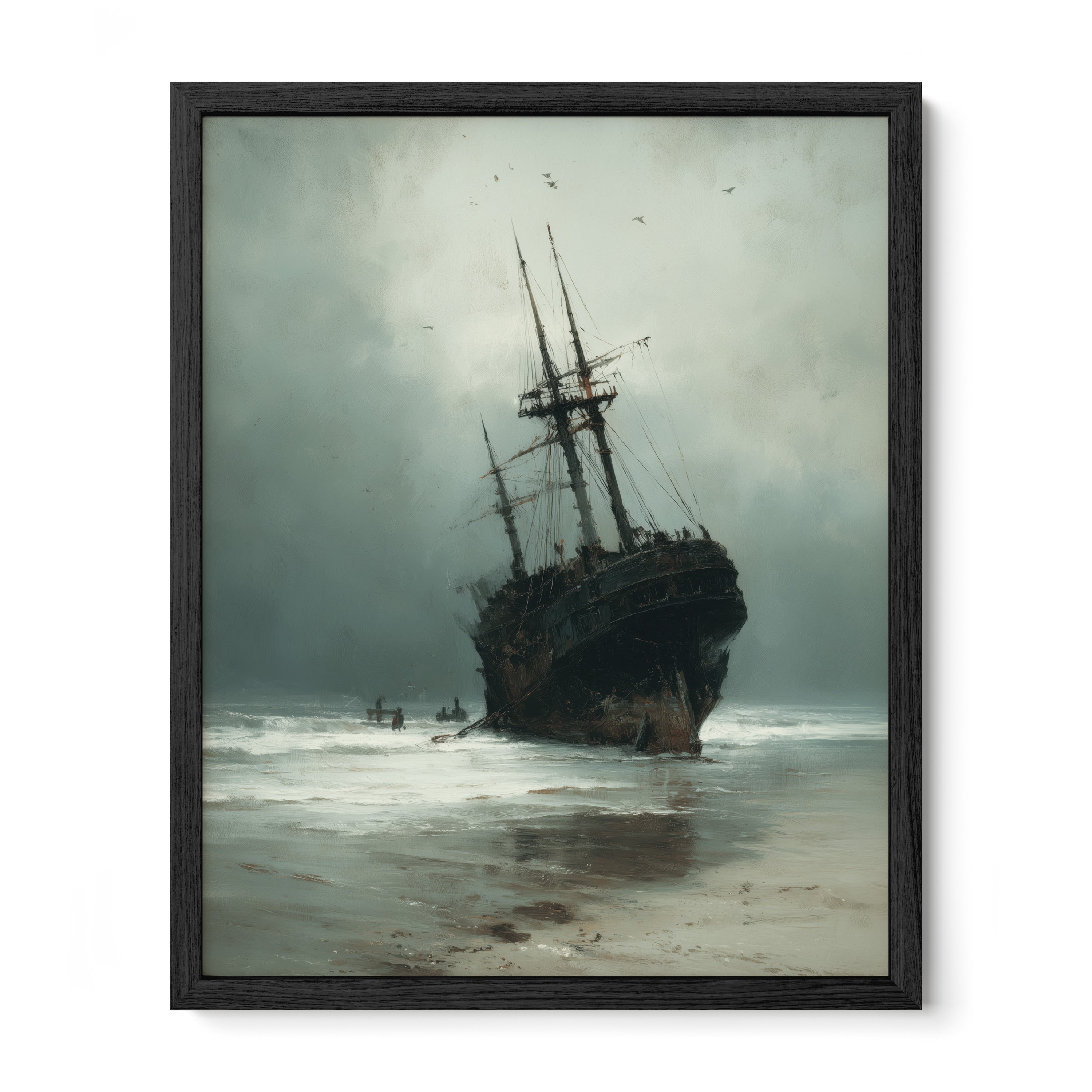 Shipwreck on Shoreline