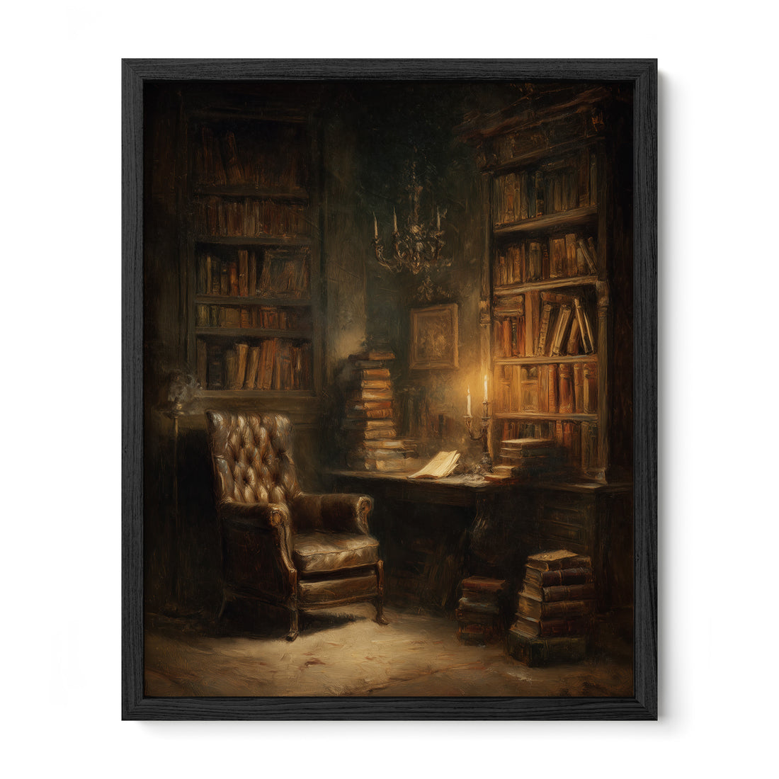 Victorian Library Interior