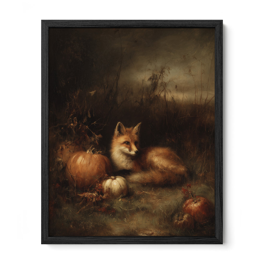 Fox In Autumn Dusk